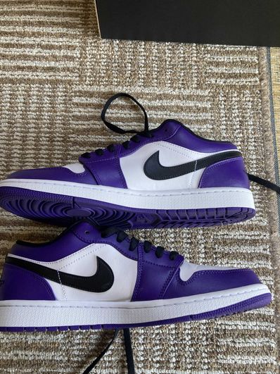 NIKE AIR JORDAN 1 LOW "COURT PURPLE"