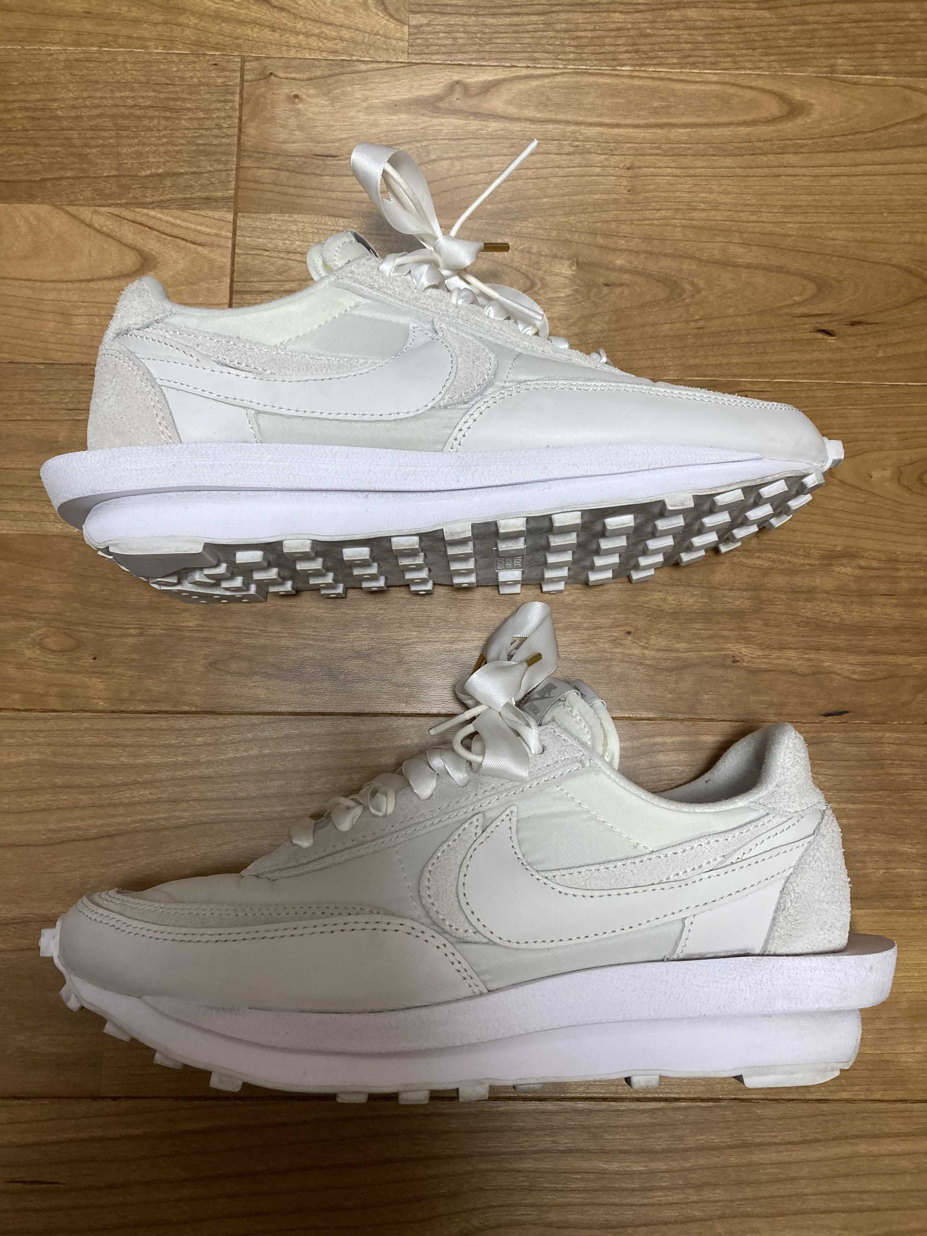 sacai × Nike LDV Waffle "Triple White"