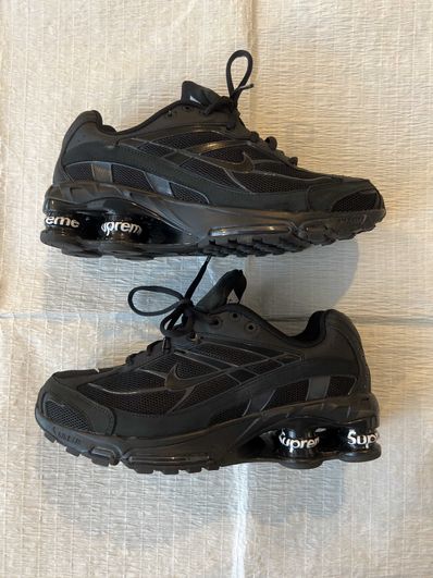 Supreme × Nike Shox Ride 2 "Black/Black-White"