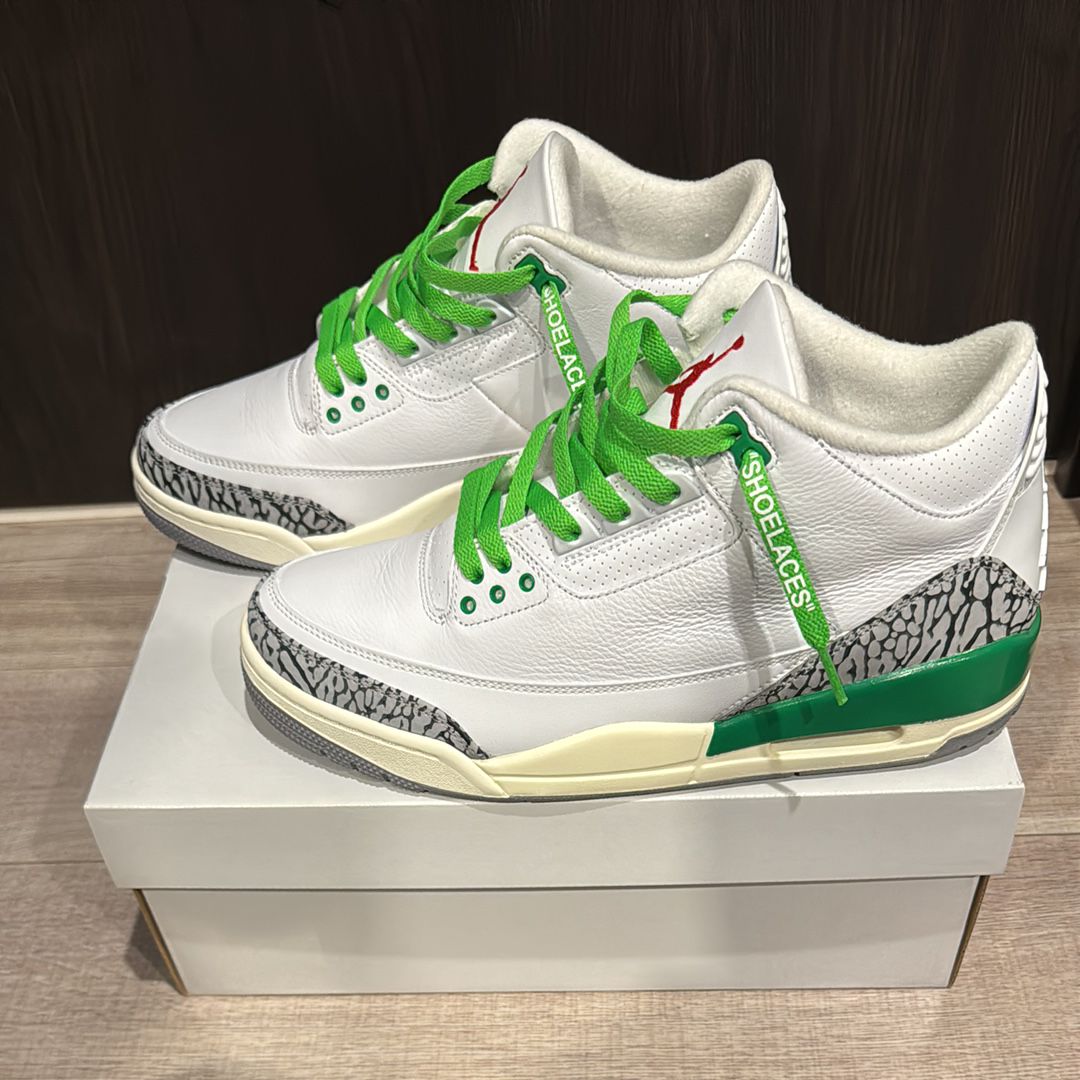 Nike Women's Air Jordan 3 Retro "Lucky Green"