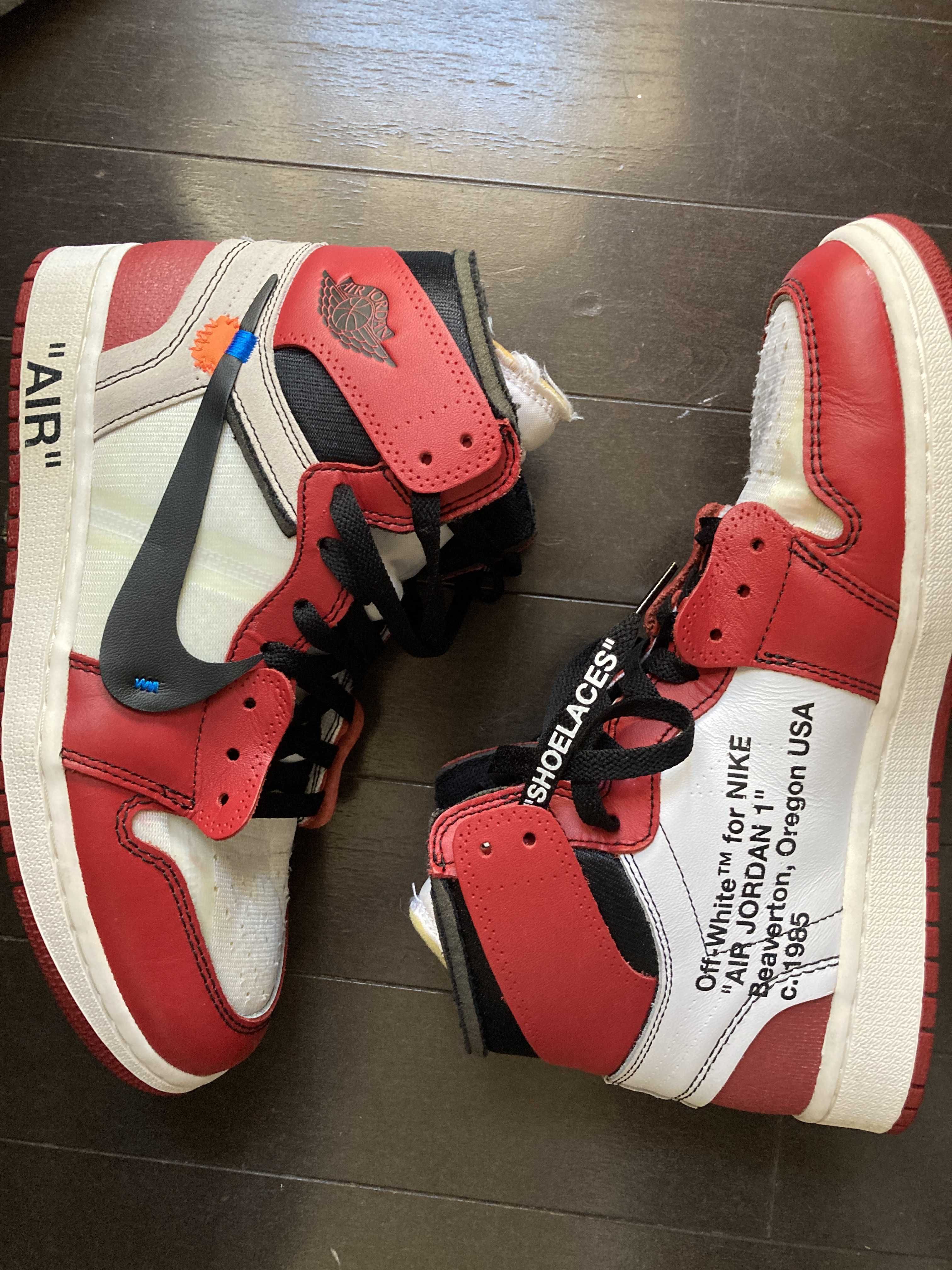 Off-White × Nike Air Jordan 1 Retro High The Ten "Chicago"