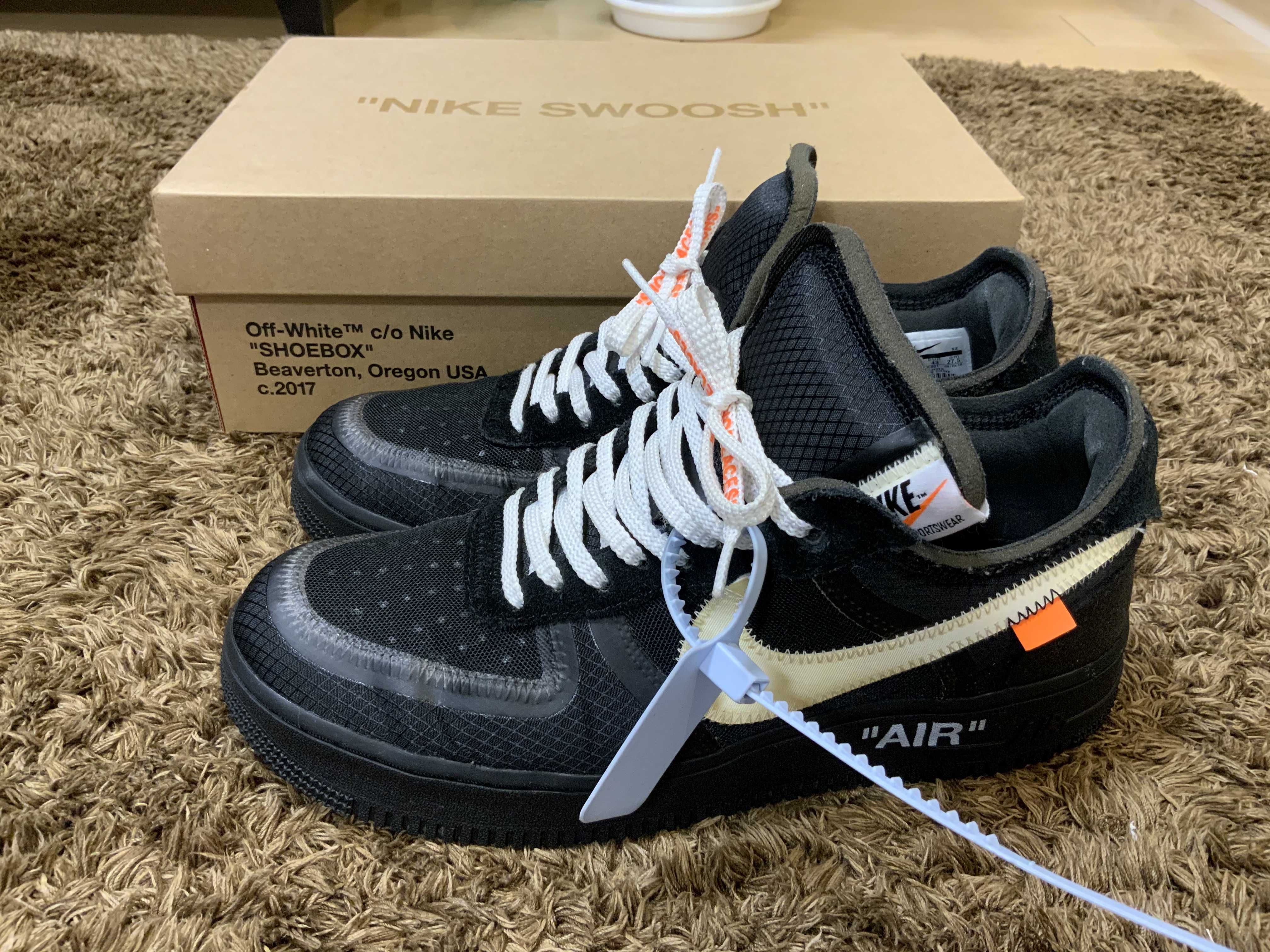 Off-White × Nike Air Force 1 Low "Black"