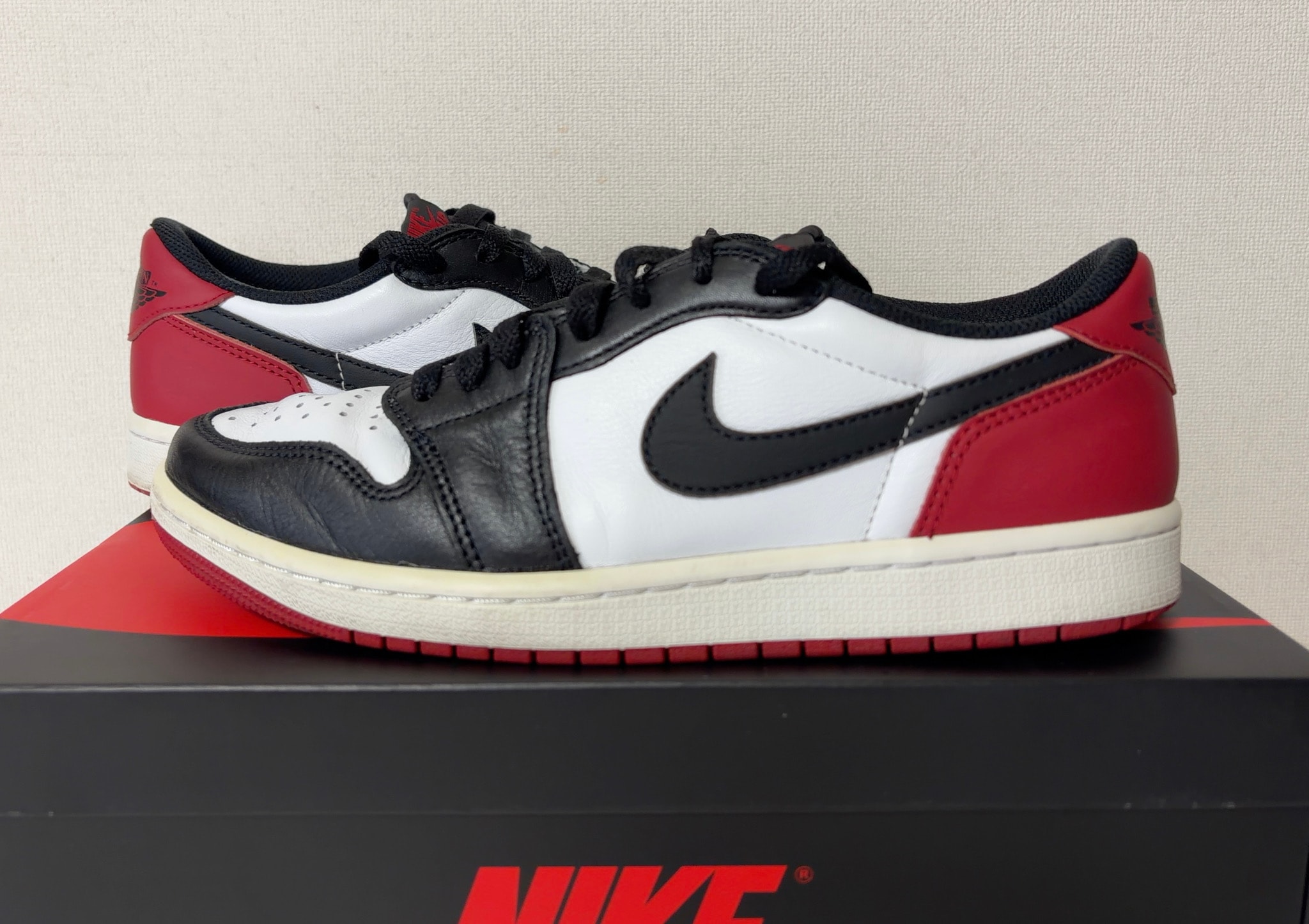 Nike Air Jordan 1 Retro Low OG "Black Toe"