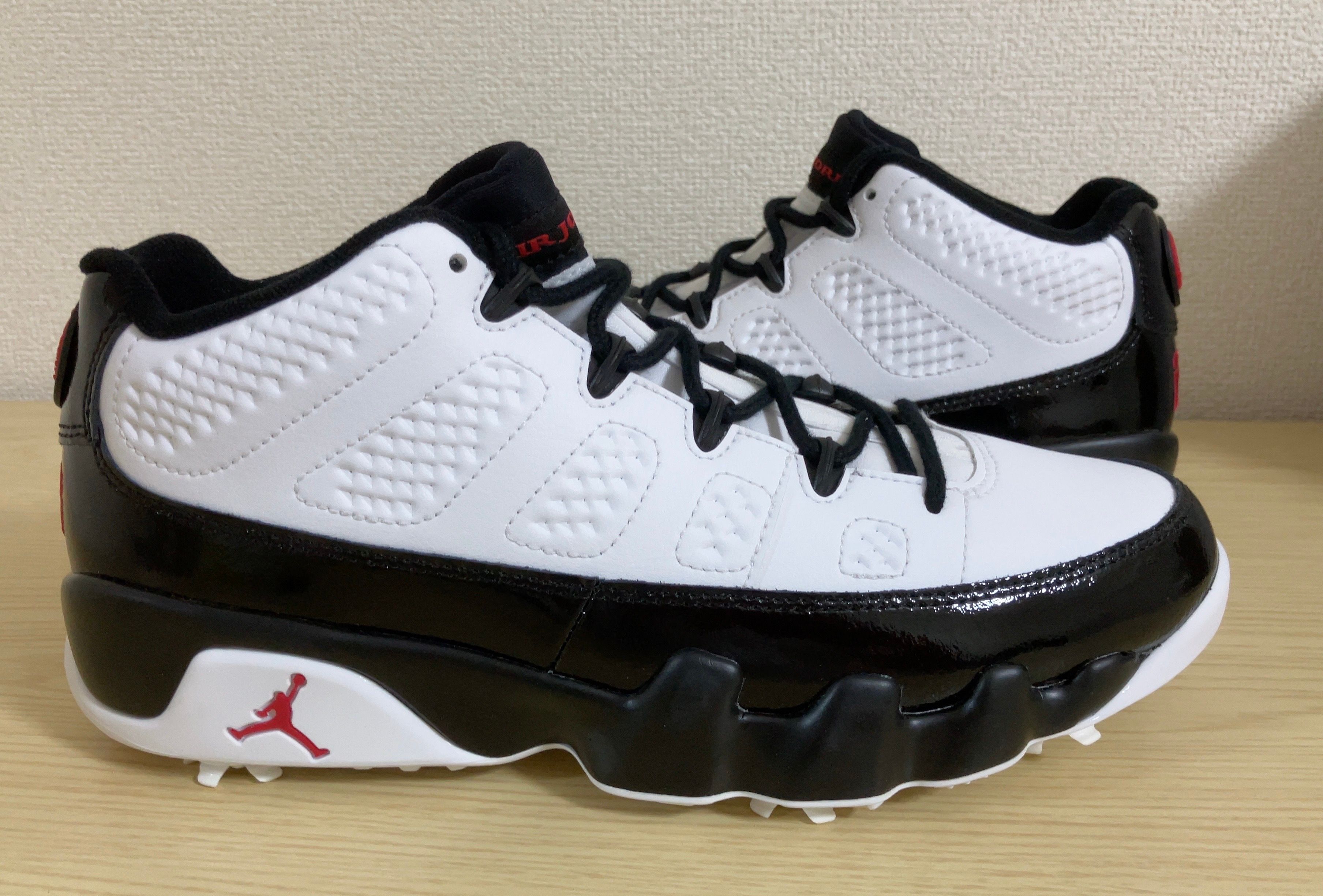 Nike Air Jordan 9 Golf "White/Black/True Red"