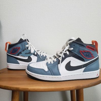 FACETASM × Nike Air Jordan 1 Mid "White/Navy"