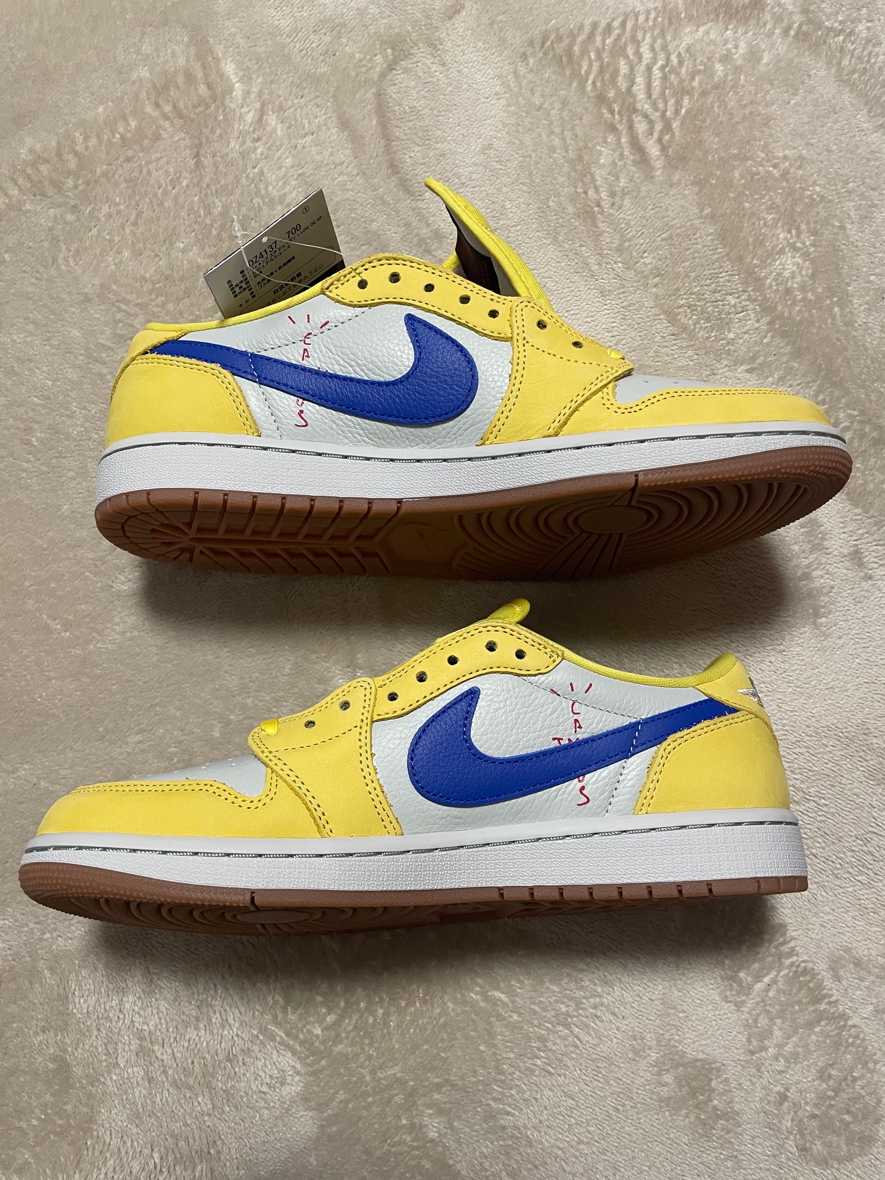 Travis Scott × Nike Women's Air Jordan 1 Retro Low OG "Canary"