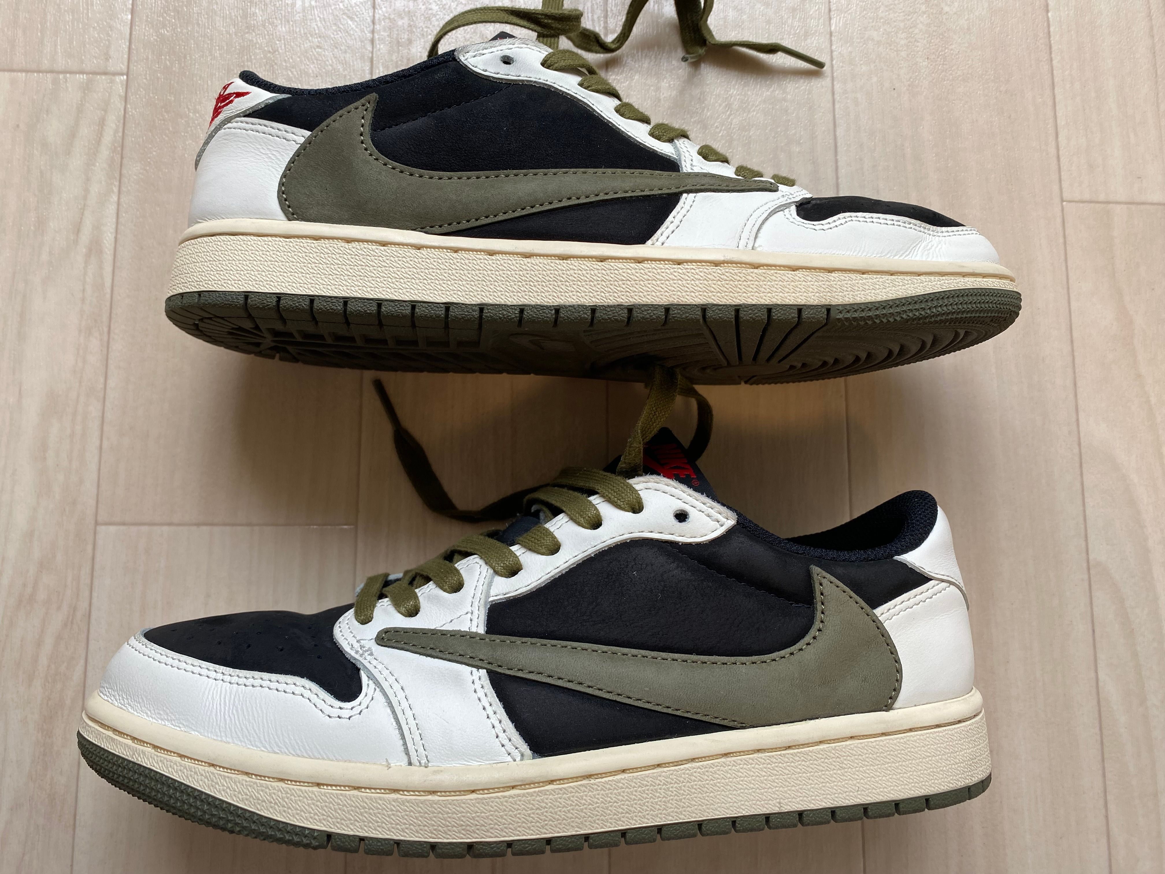 Travis Scott × Nike Women's Air Jordan 1 Low OG "Medium Olive"