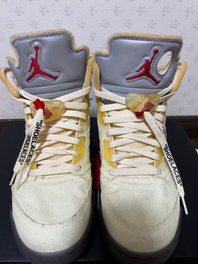 Off-White × Nike Air Jordan 5 "Sail"