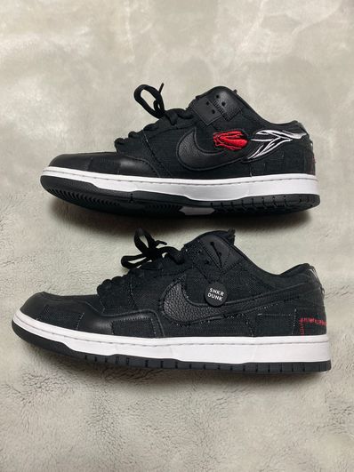 Wasted Youth × Nike SB Dunk Low "Black Denim" / VERDY