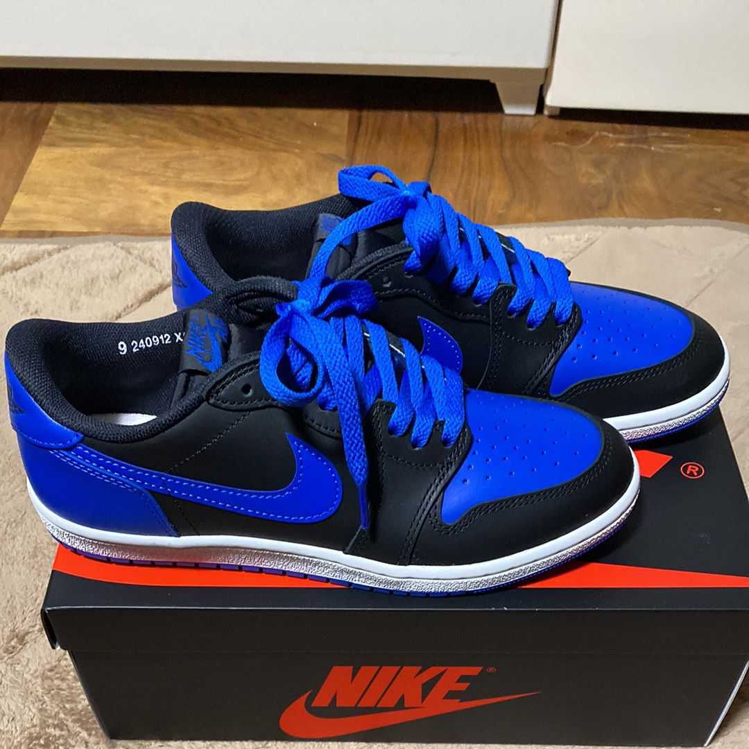 Nike Air Jordan 1 Low '85 "Black and Royal Blue"
