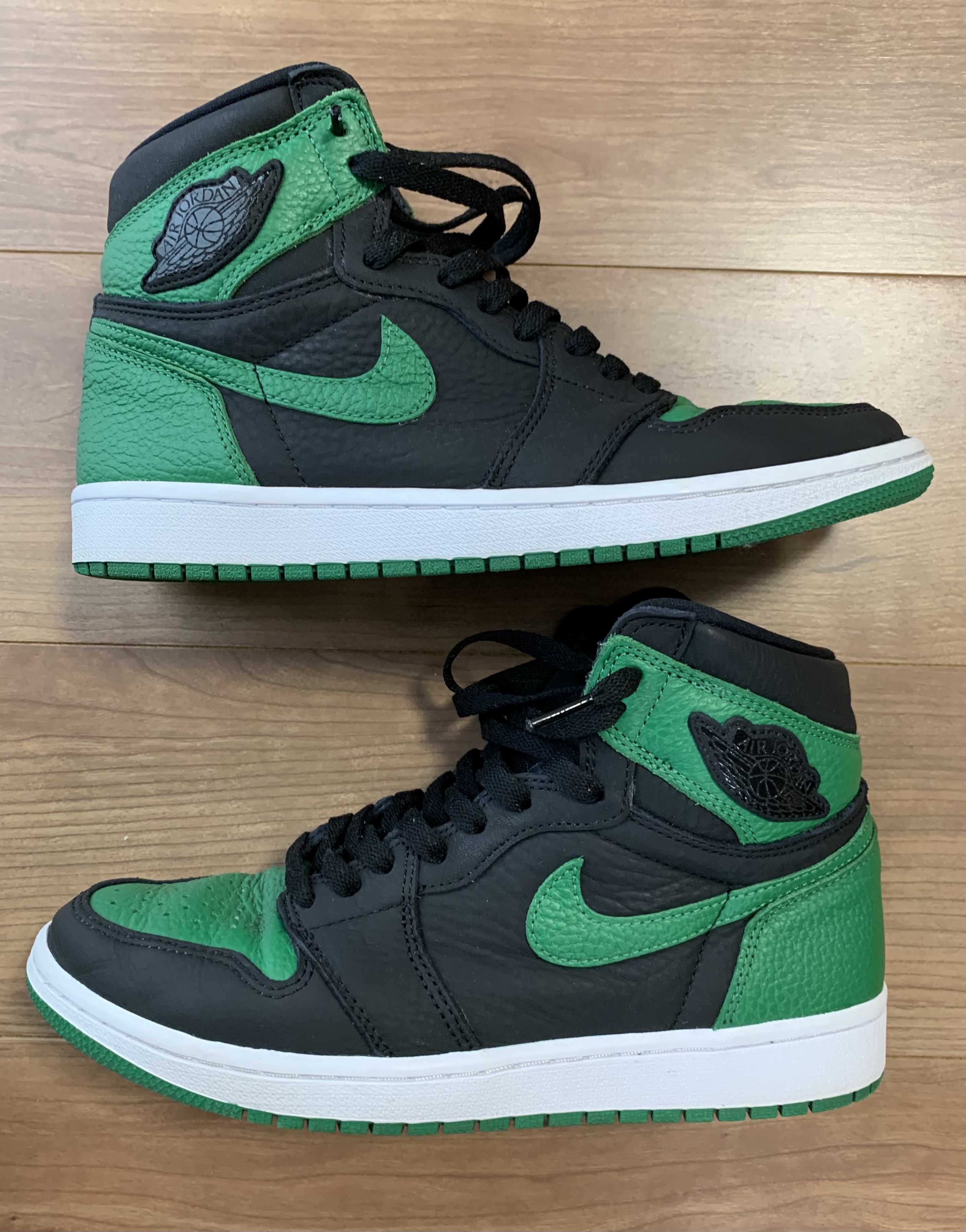 Nike Air Jordan 1 Retro High OG "Black/Pine Green" (2020)      