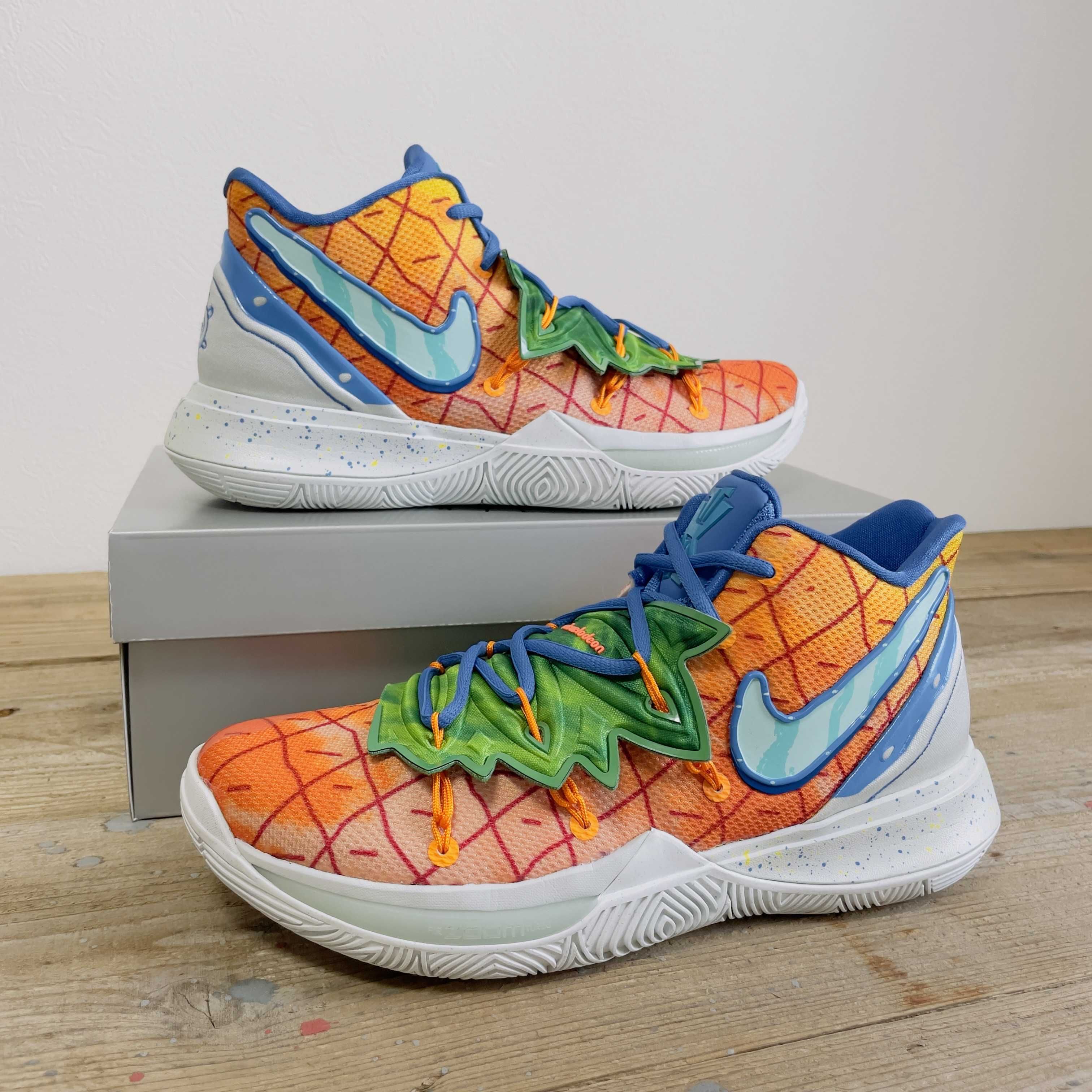 取り扱い不可:SPONGEBOB×NIKE KYRIE 5 EP "PINEAPPLE HOUSE"