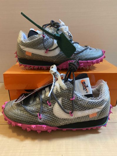 Off-White×Nike Women's Waffle Racer "Vivid Black"