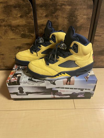 NIKE AIR JORDAN 5 "MICHIGAN"