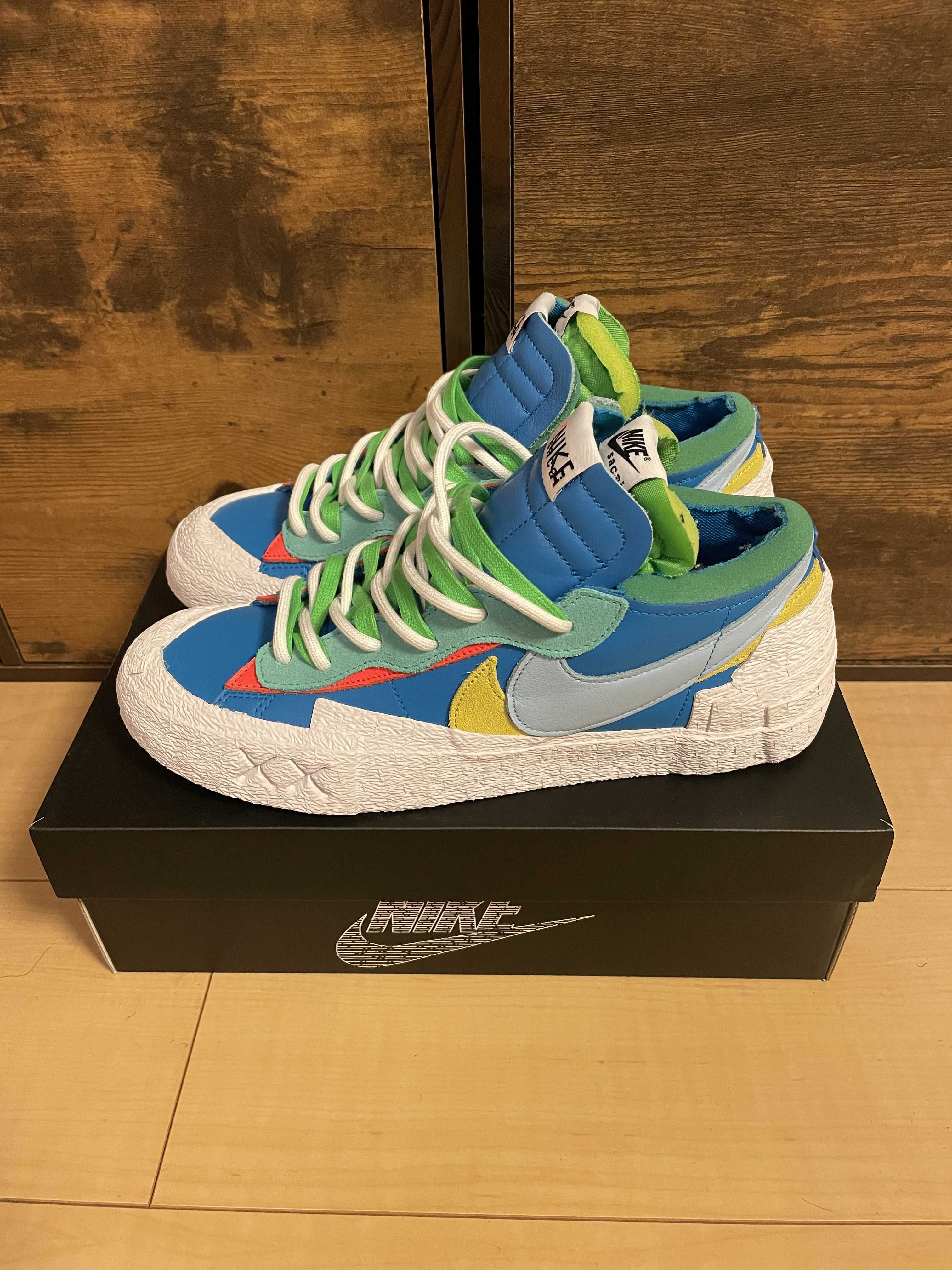 KAWS × sacai × Nike Blazer Low "Neptune Blue"