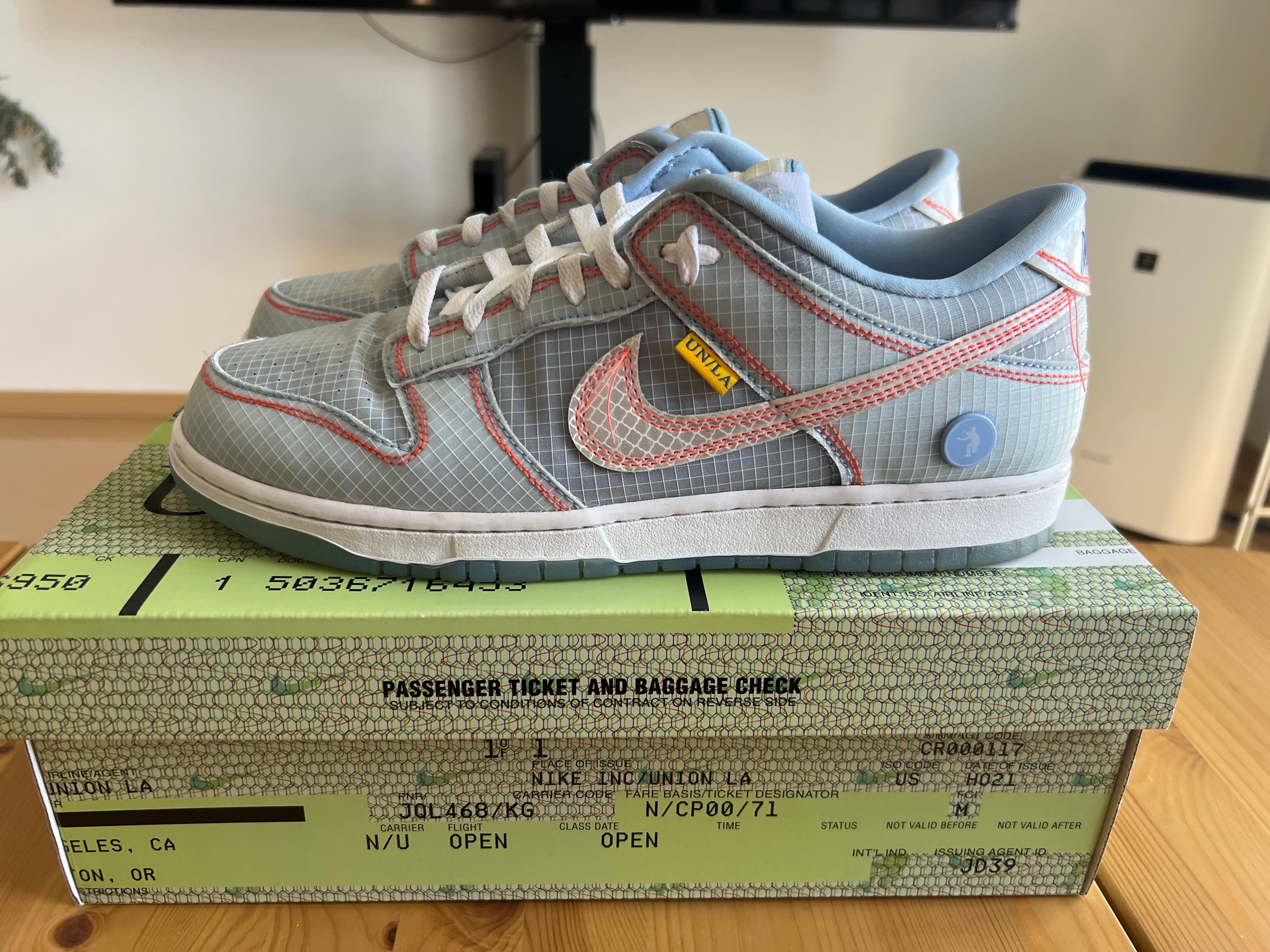 UNION × Nike Dunk Low "Argon"