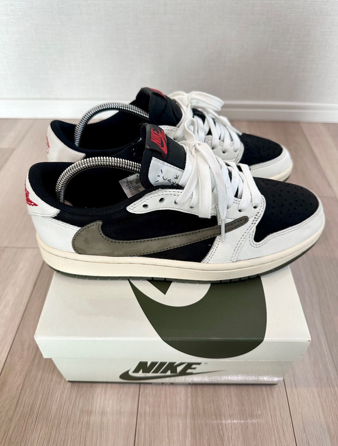 Travis Scott × Nike Women's Air Jordan 1 Low OG "Medium Olive"