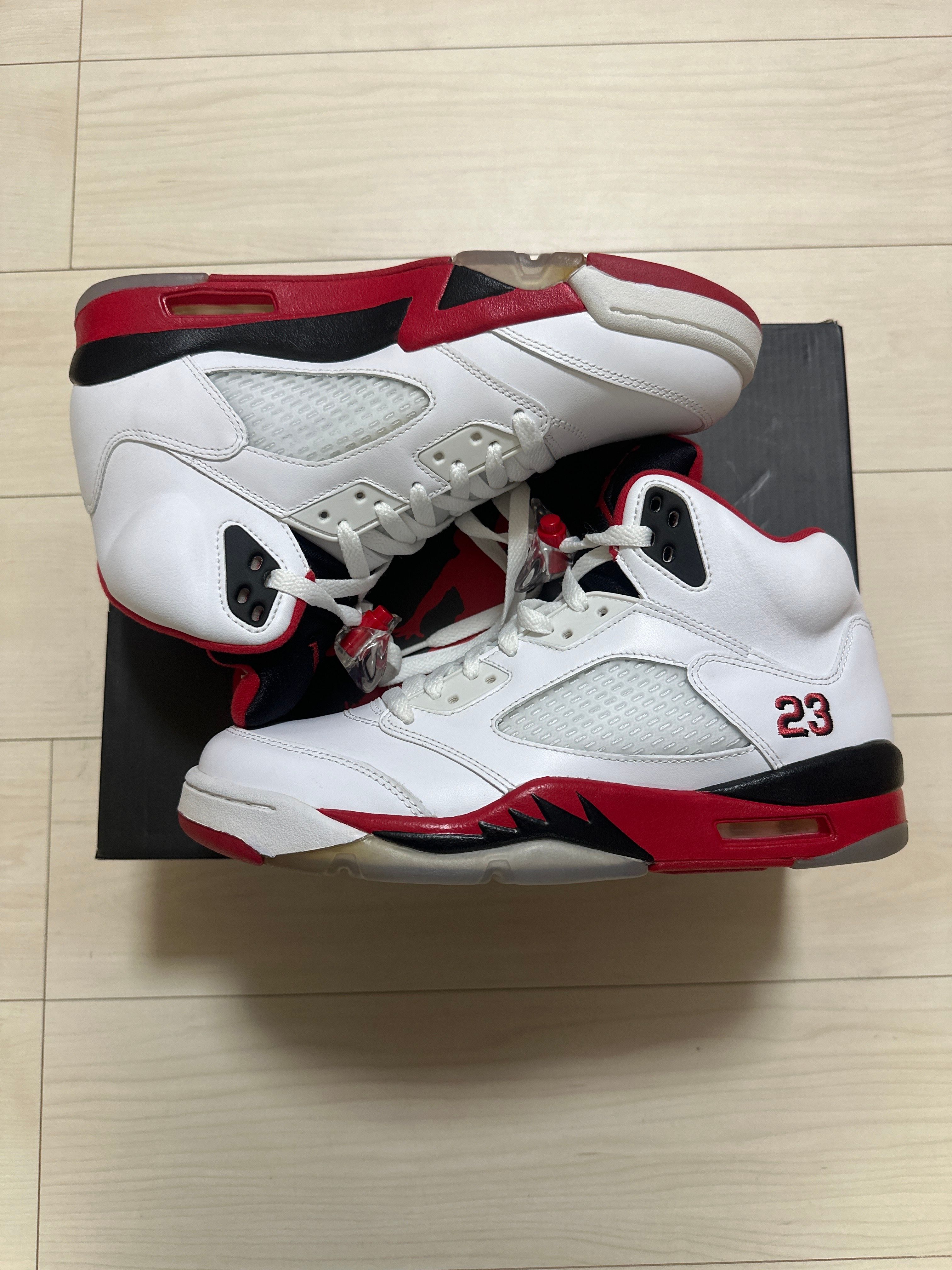 Nike Air Jordan 5 Retro "Fire Red/Black Tongue" (2013)