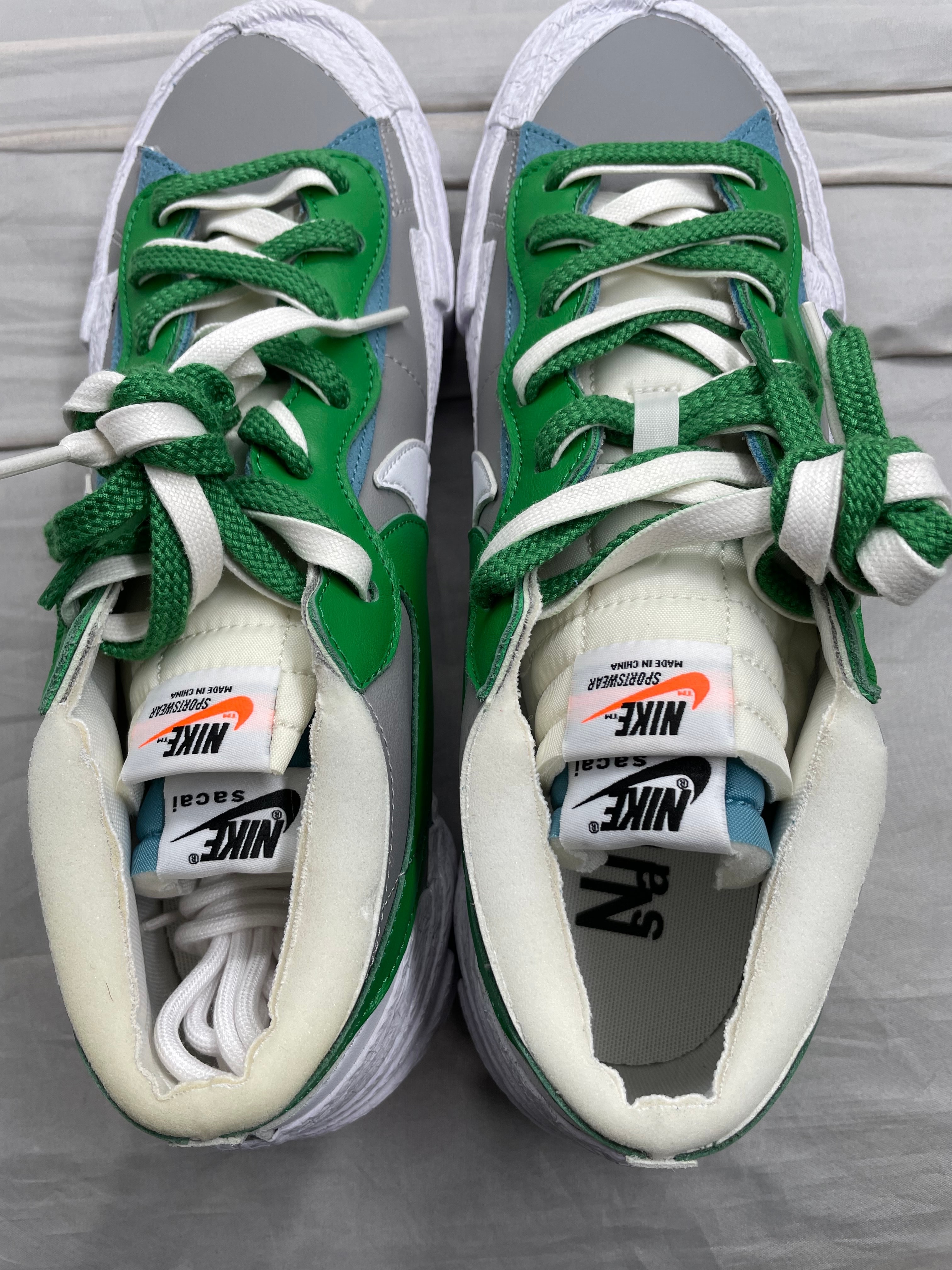 sacai × Nike Blazer Low "Classic Green"