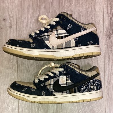 Travis Scott × Nike SB Dunk Low "Black/Parachute Beige"