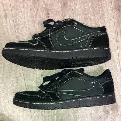 Travis Scott × Nike Air Jordan 1 Low OG SP "Black Phantom"