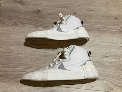 sacai × NIKE BLAZER MID "WHITE/WOLF GREY"