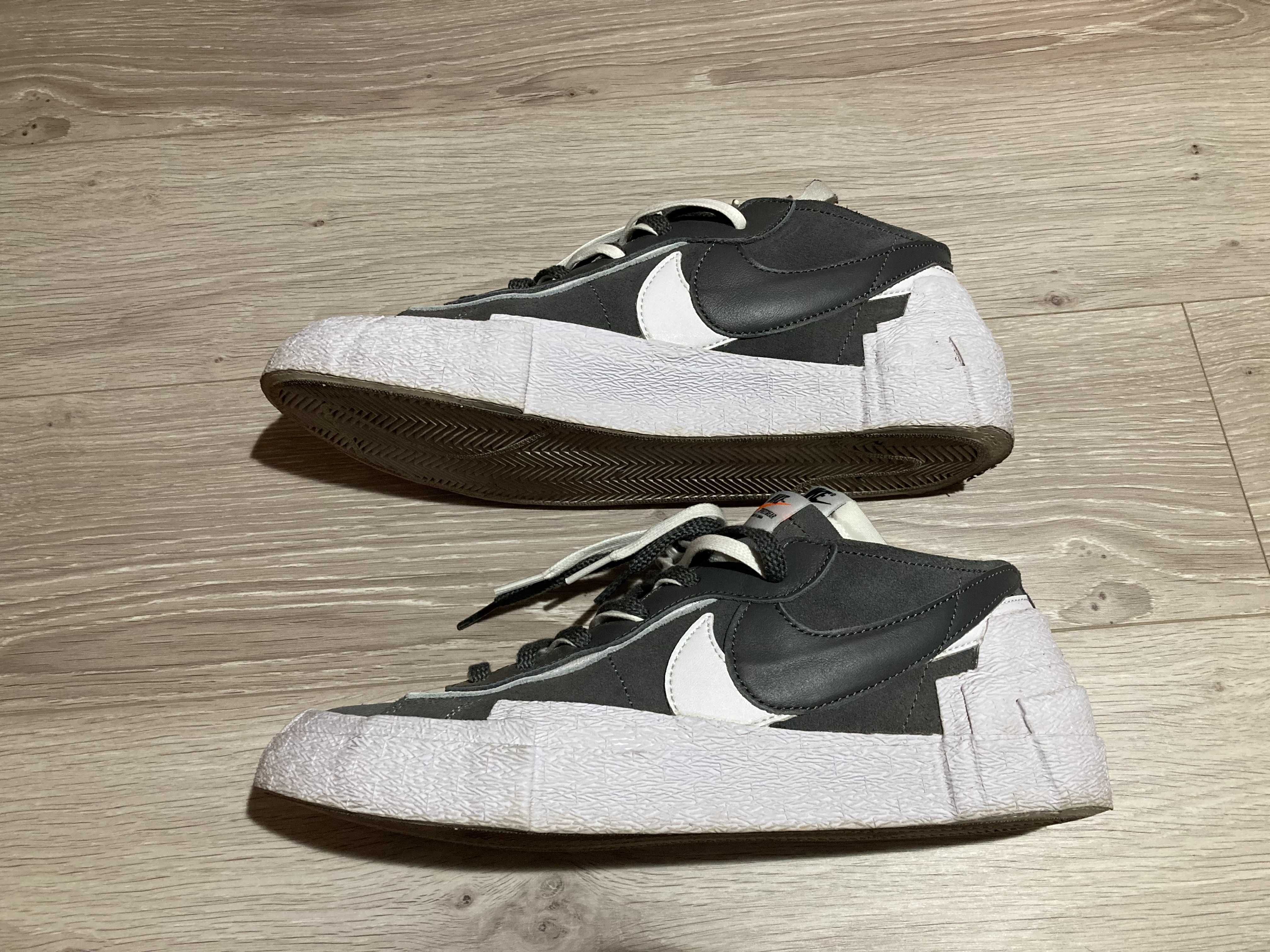 Sacai × Nike Blazer Low "Iron Grey"