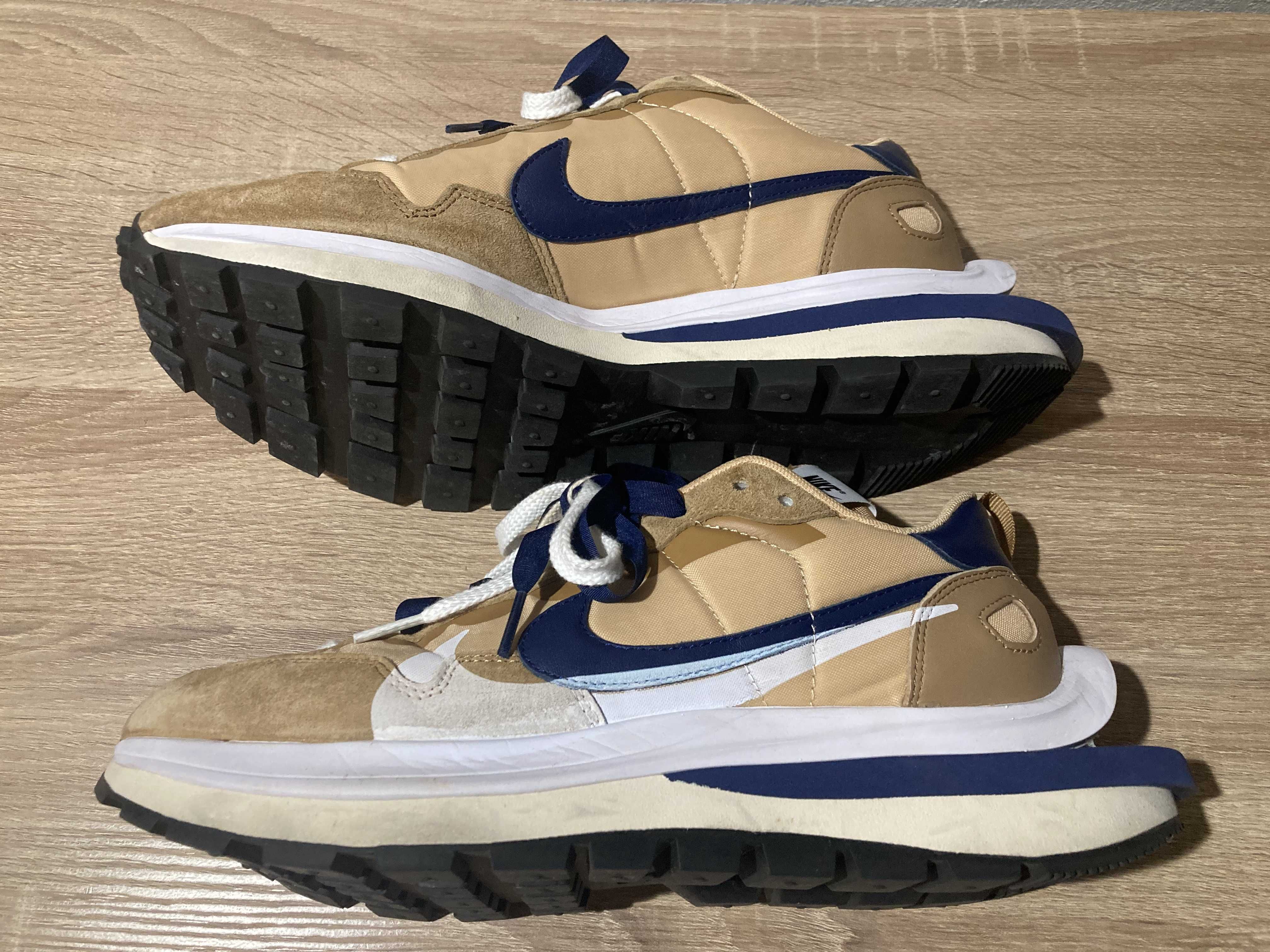 Sacai × Nike Vapor Waffle "Sesame And Blue Void"