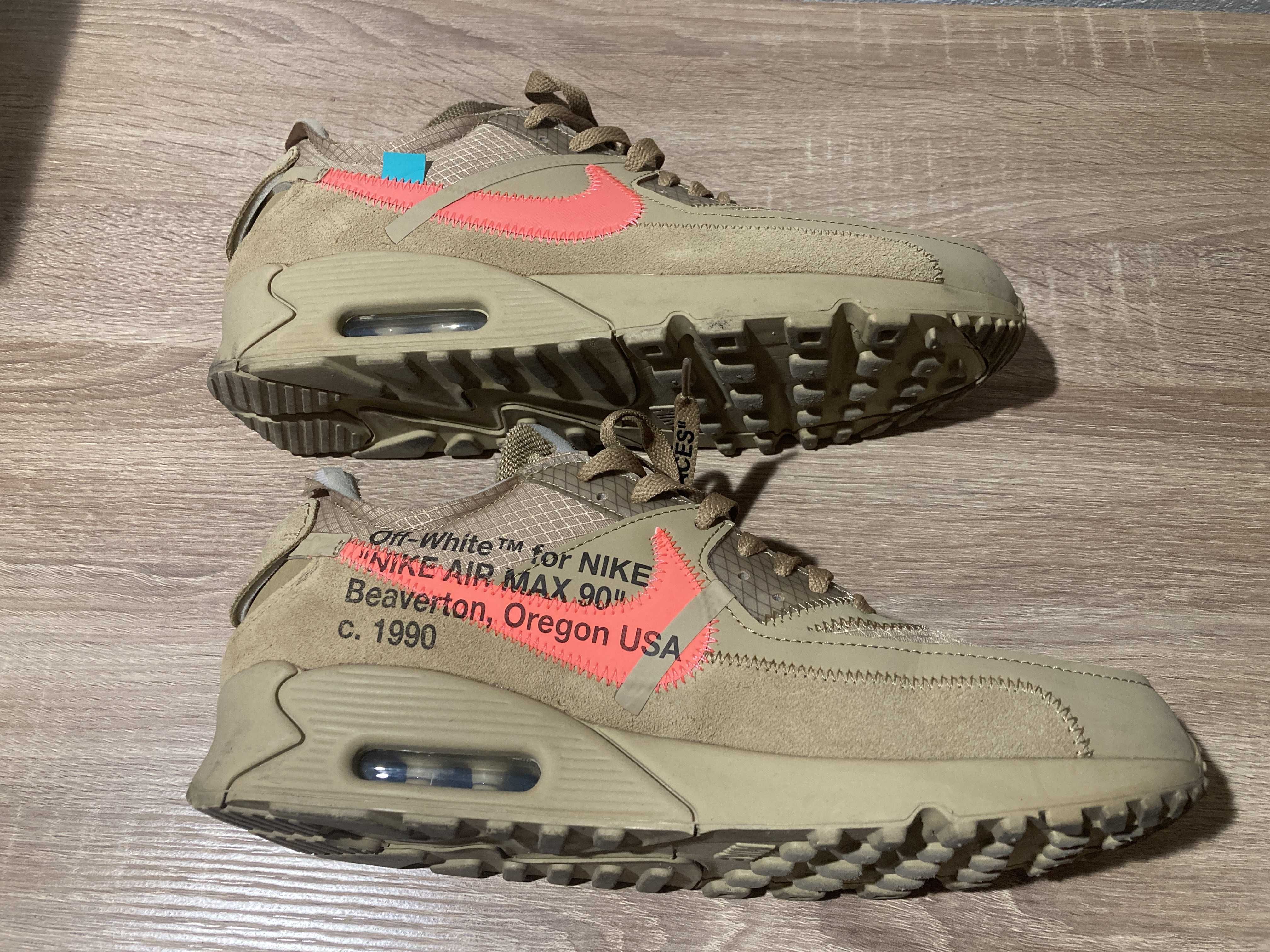 Off-White × Nike Air Max 90 "Desert Ore"