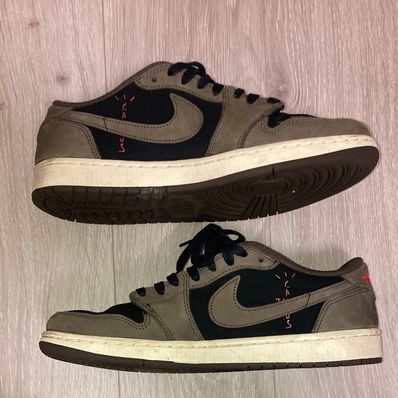 Travis Scott × Nike Air Jordan 1 Low OG SP-T "Black/Dark Mocha"