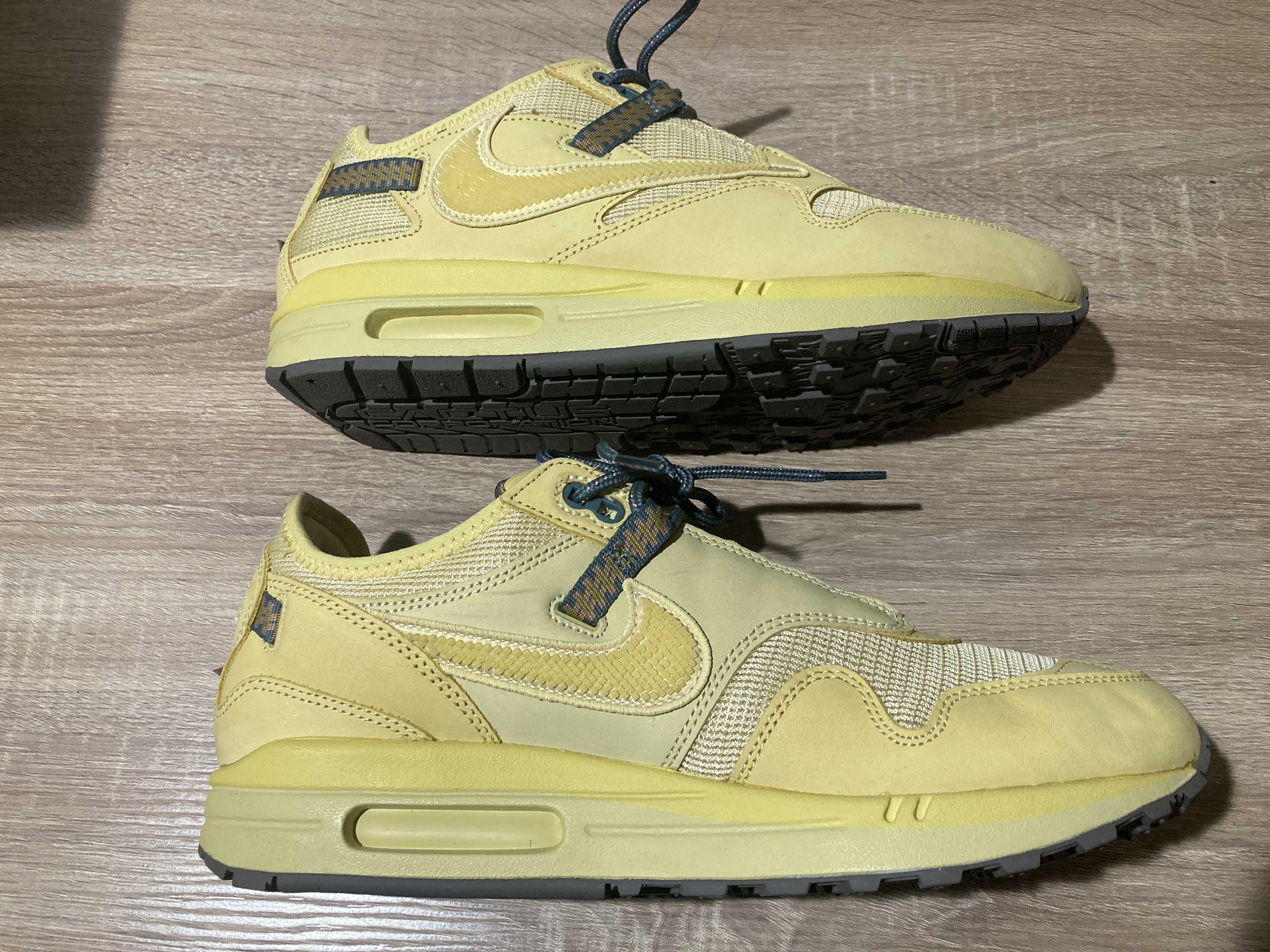 Travis Scott × Nike Air Max 1 "CACT.US Gold"