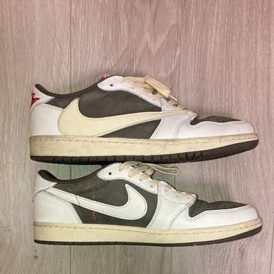 Travis Scott × Nike Air Jordan 1 Low OG SP "Reverse Mocha/Sail and Ridgerock"