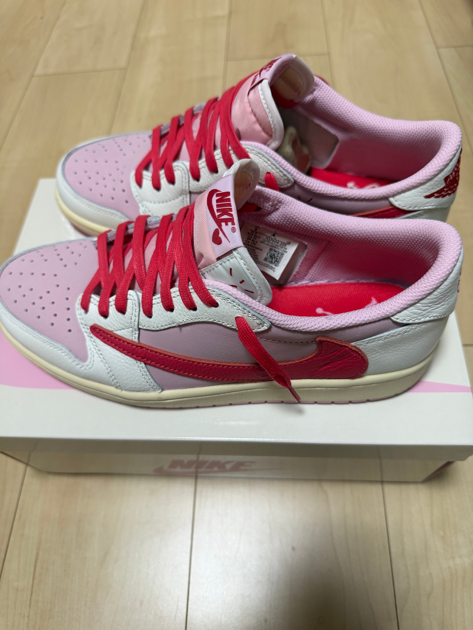 Travis Scott × Nike Air Jordan 1 Retro Low OG "Sail/Tropical Pink"