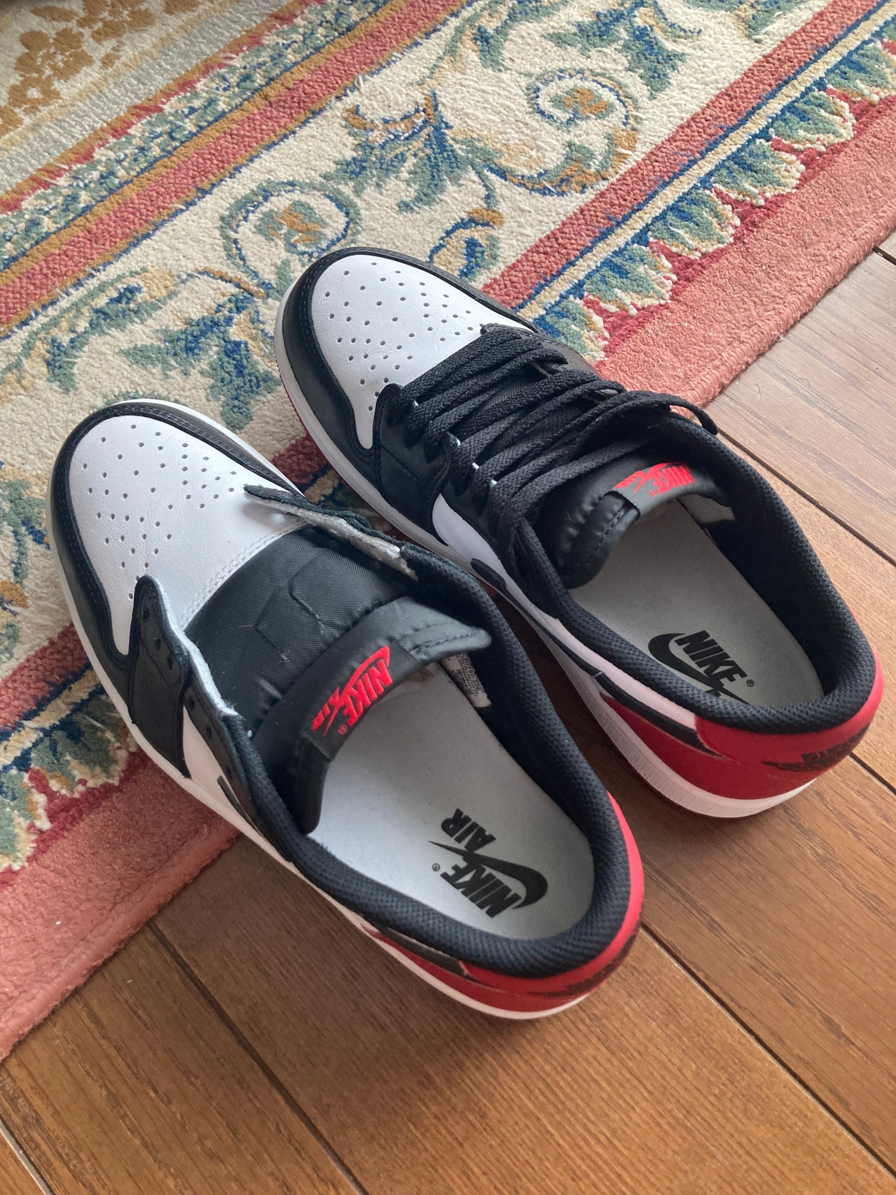 Nike Air Jordan 1 Retro Low OG "Black Toe"