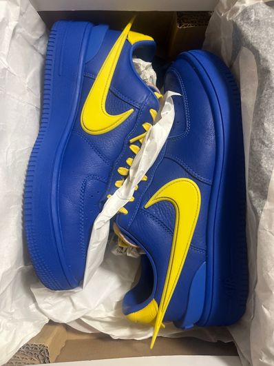 AMBUSH × Nike Air Force 1 Low "Game Royal and Vivid Sulfur"