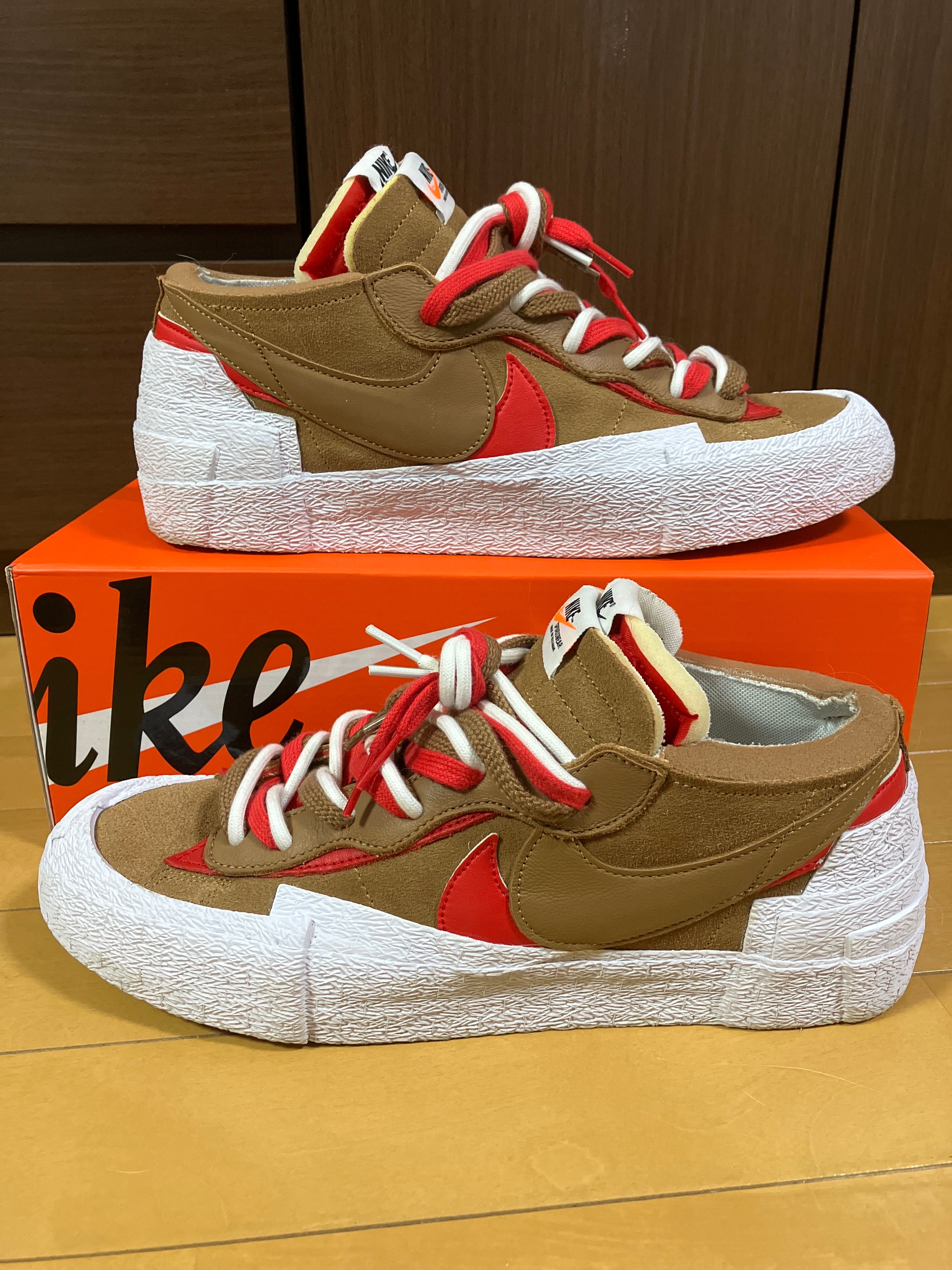 SACAI × NIKE BLAZER LOW "BRITISH TAN"