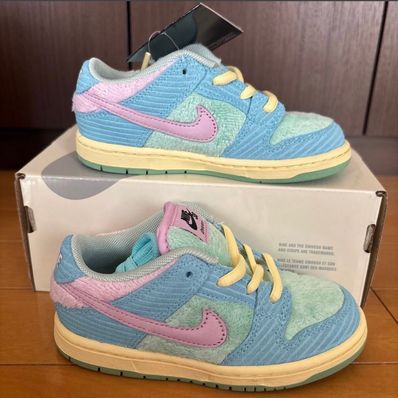 VERDY × Nike SB Dunk Low Pro QS "Visty/Blue Gaze and Enamel Green"