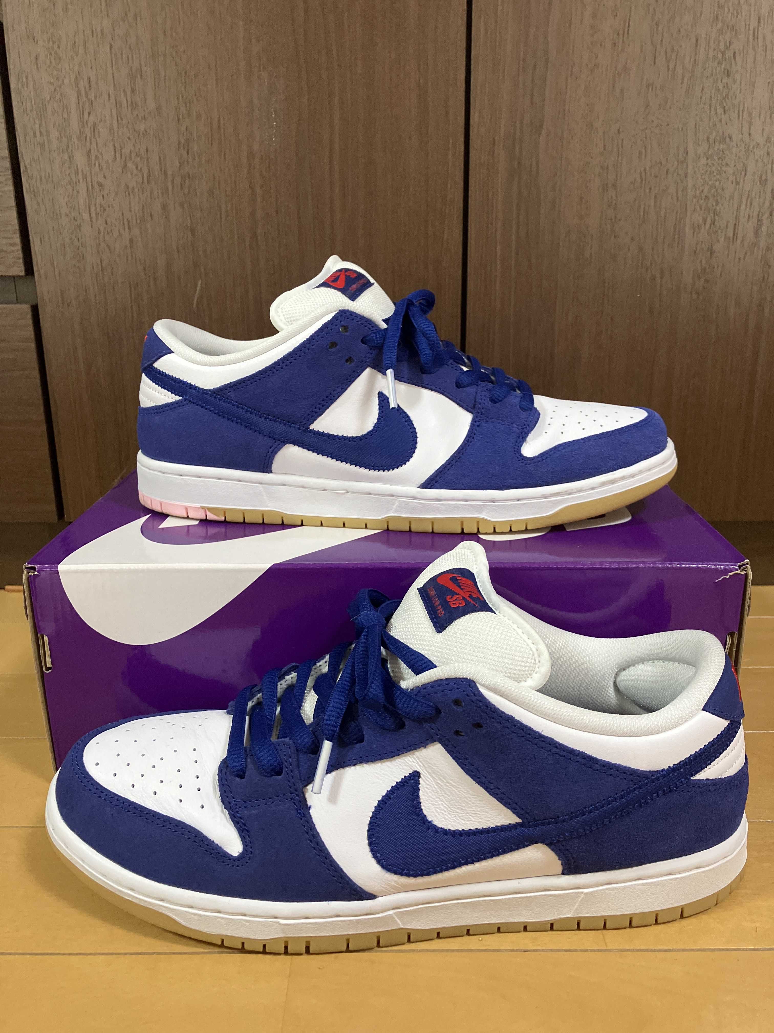 Nike SB Dunk Low "Los Angeles Dodgers/Deep Royal Blue"