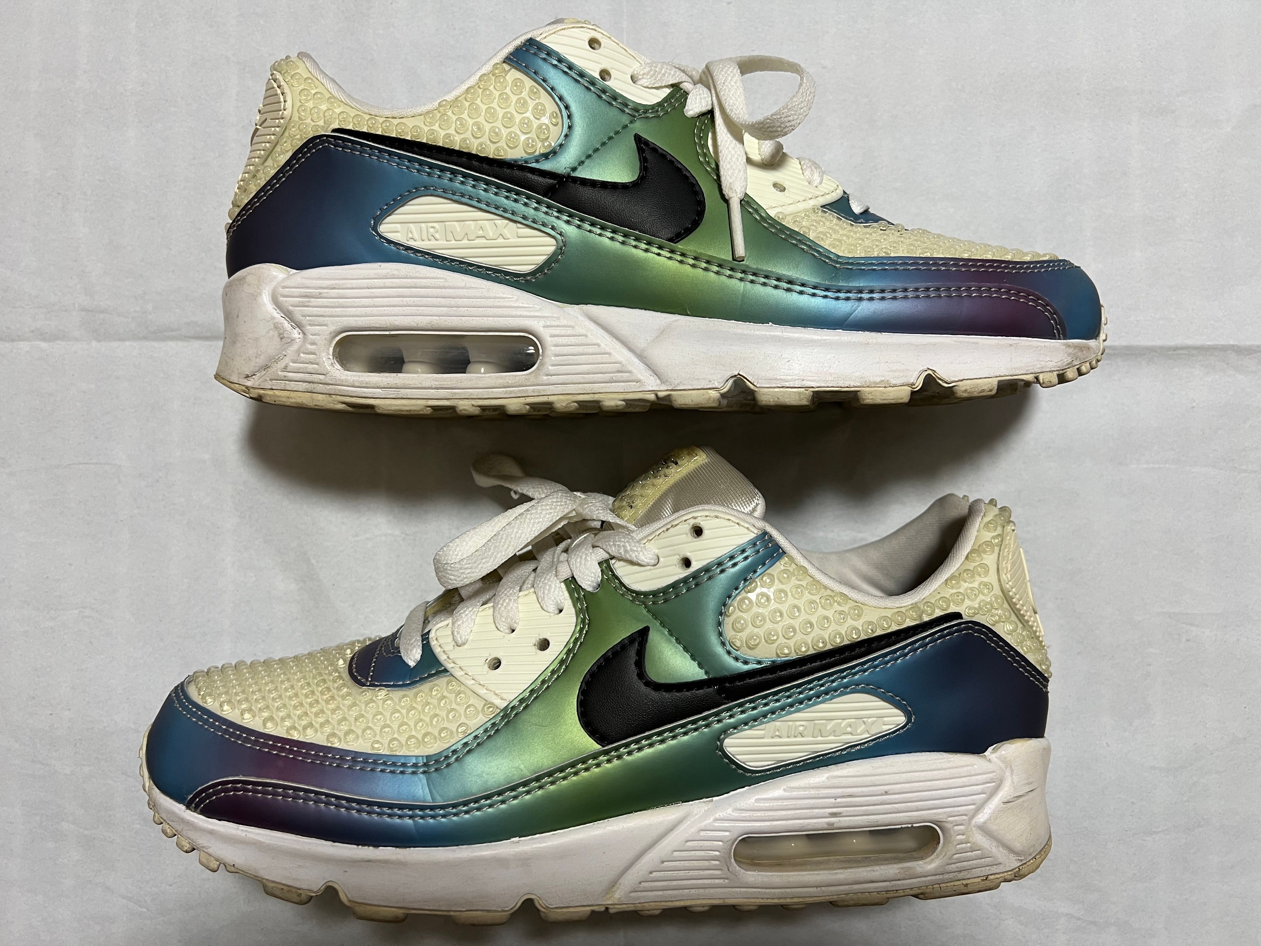 NIKE AIR MAX 90 BUBBLE PACK WHITE