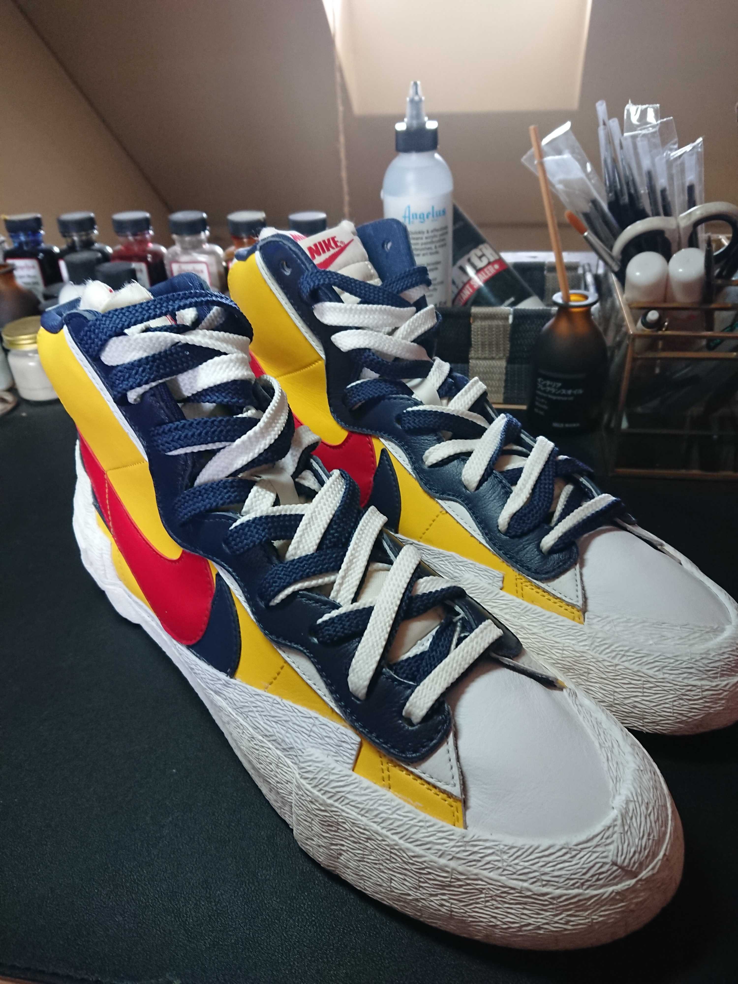 sacai × Nike Blazer Mid "Varsity Maize/Varsity Red"