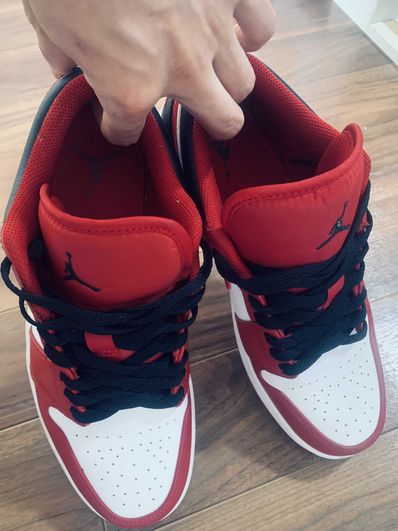 Nike Air Jordan 1 Low "White/Gym Red/Black"