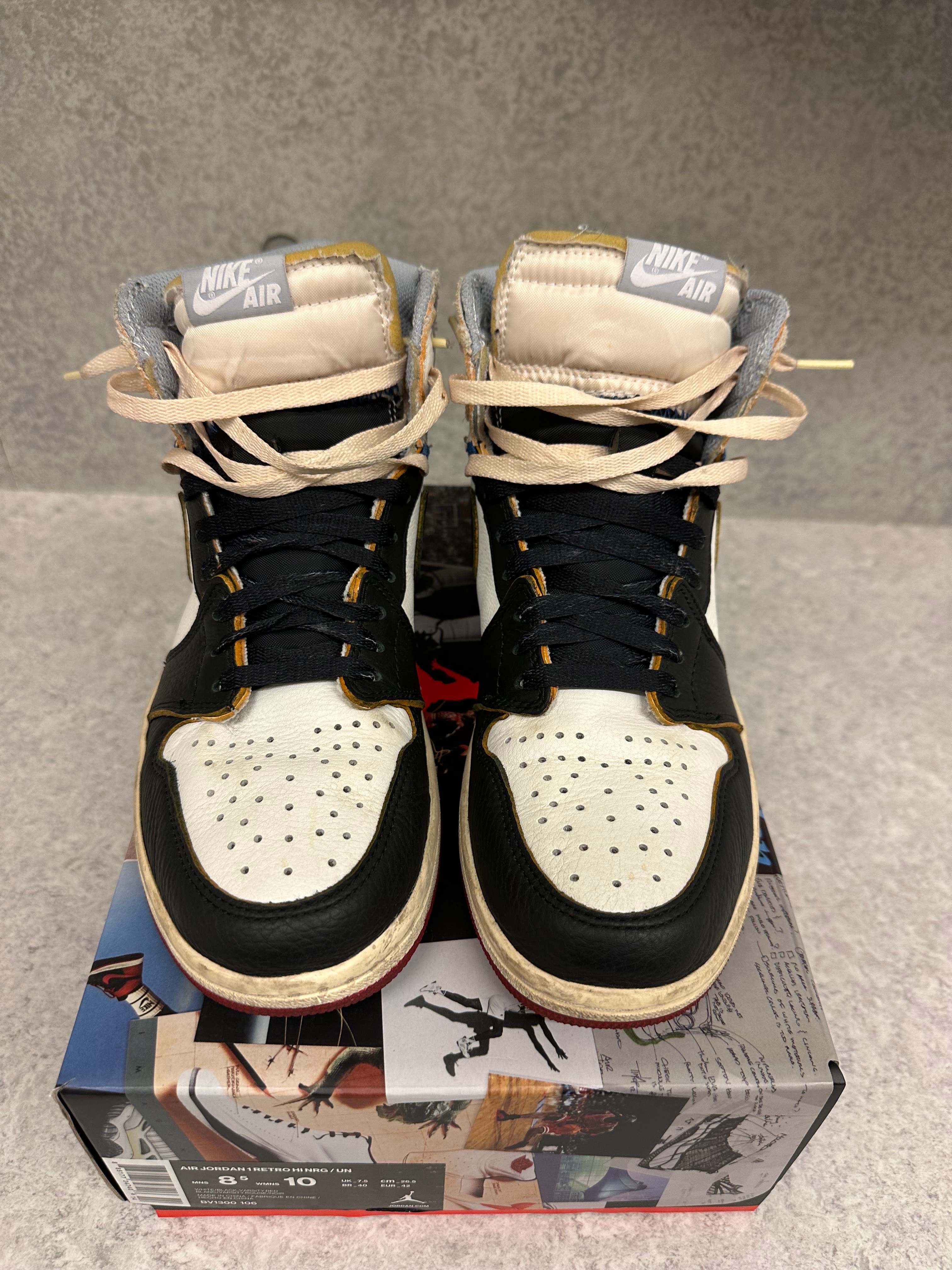 UNION × Nike Air Jordan 1 Retro High OG NRG "Varsity Red/Wolf Grey"