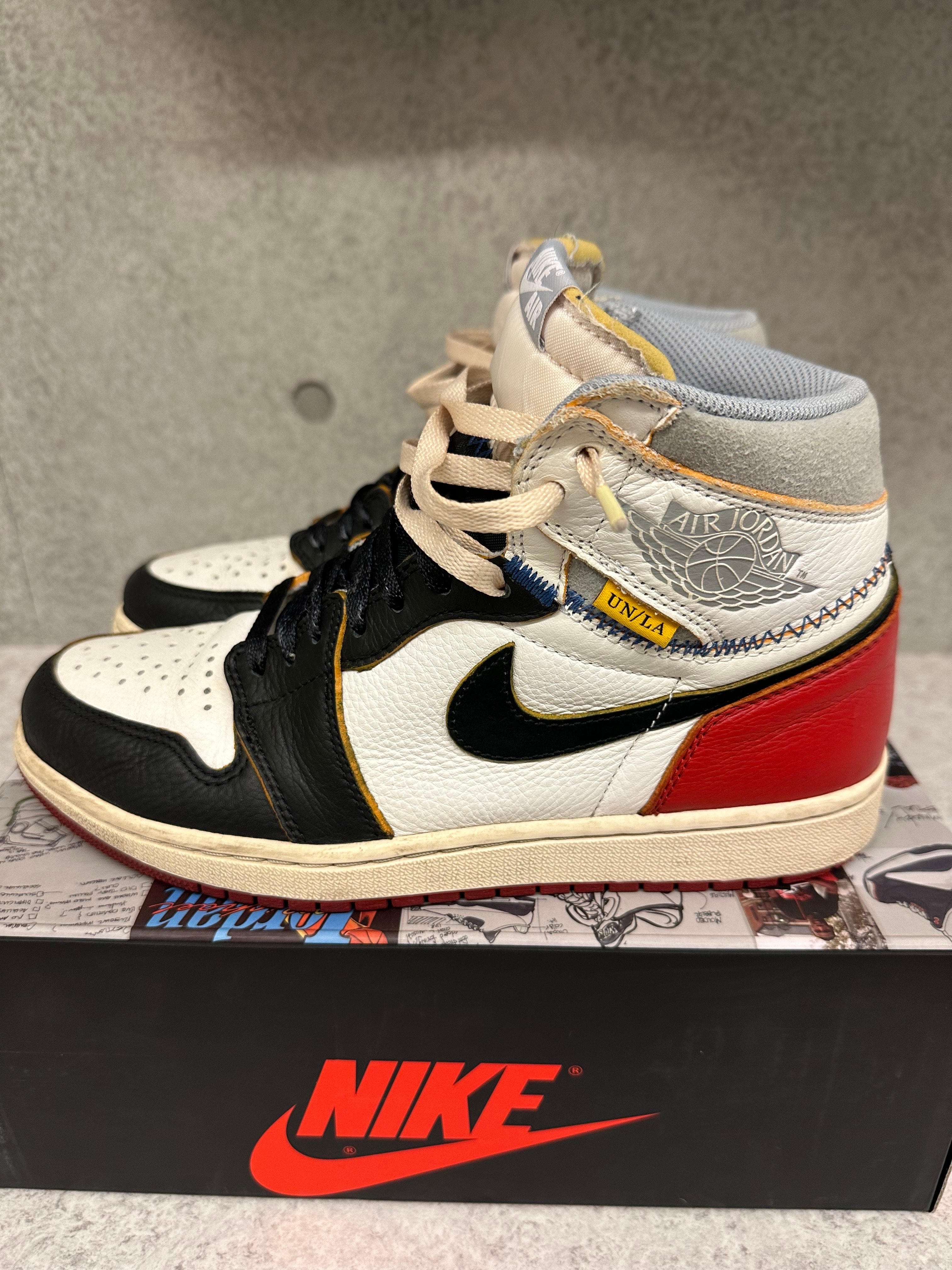UNION × Nike Air Jordan 1 Retro High OG NRG "Varsity Red/Wolf Grey"