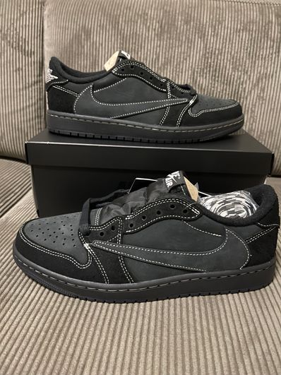 Travis Scott × Nike Air Jordan 1 Low OG SP "Black Phantom"
