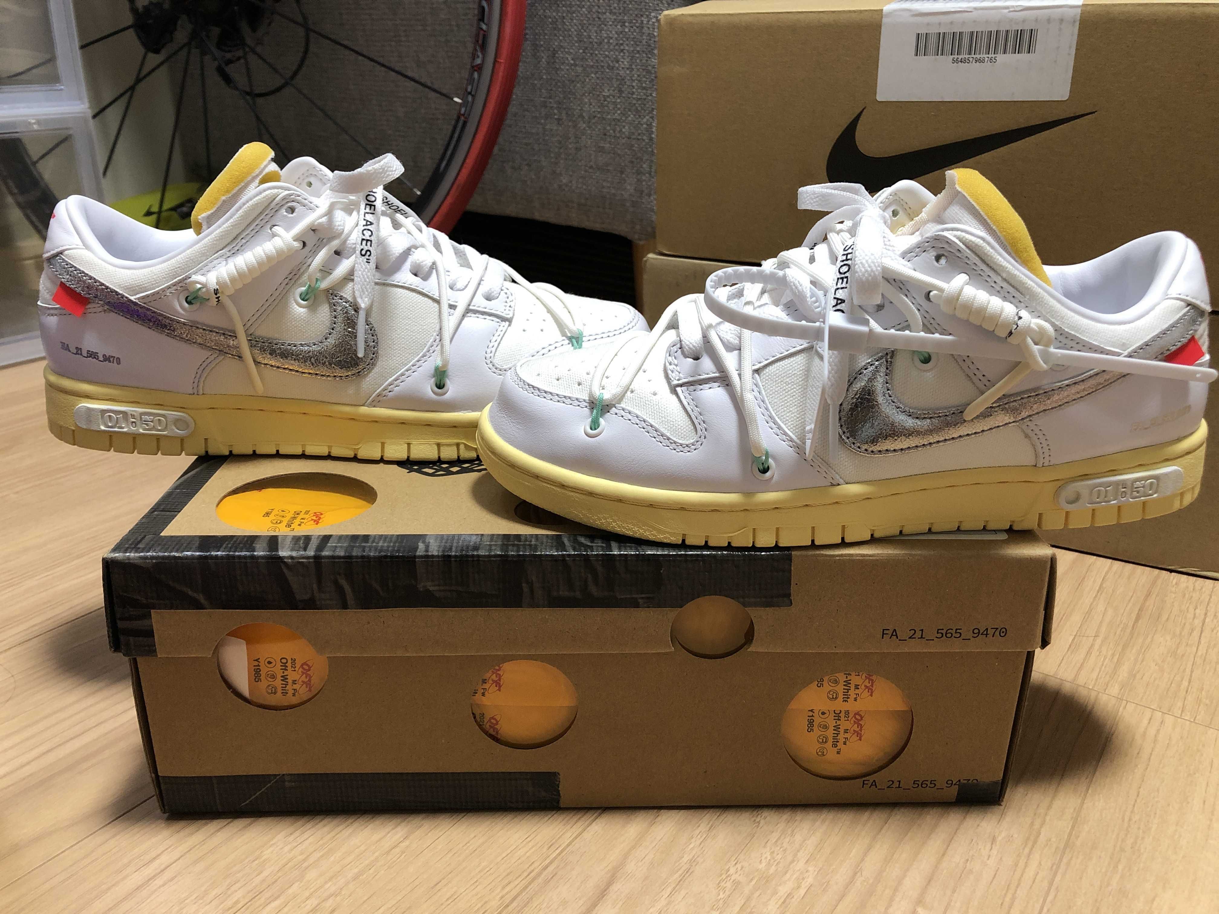 Off-White × Nike Dunk Low 1 of 50 "Lot.1"