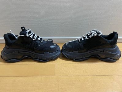 Balenciaga Triple S "Black White Laces"