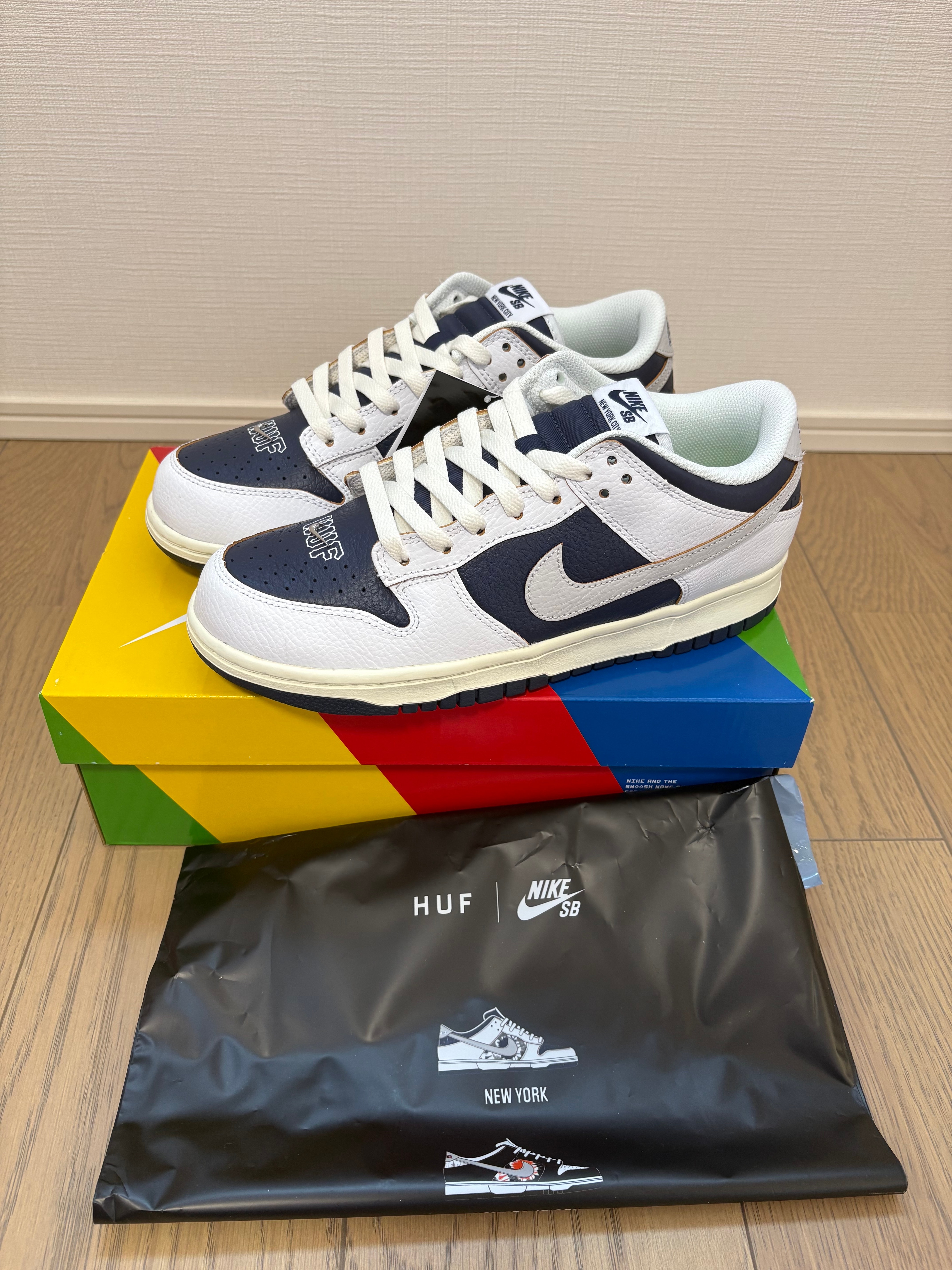 HUF × Nike SB Dunk Low "New York"