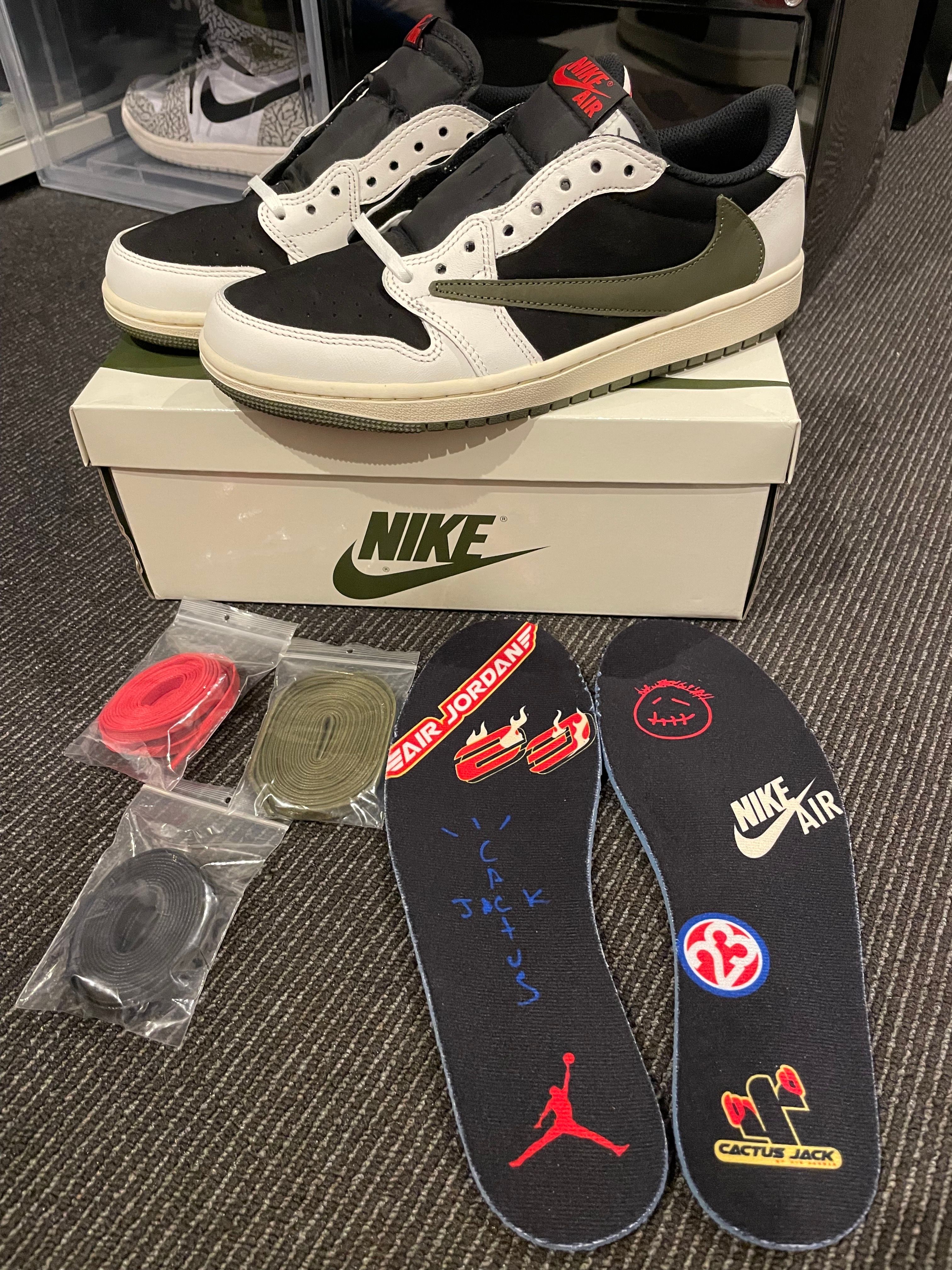 Travis Scott × Nike Women's Air Jordan 1 Low OG "Medium Olive"