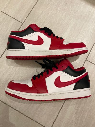 Nike Air Jordan 1 Low "White/Gym Red/Black"