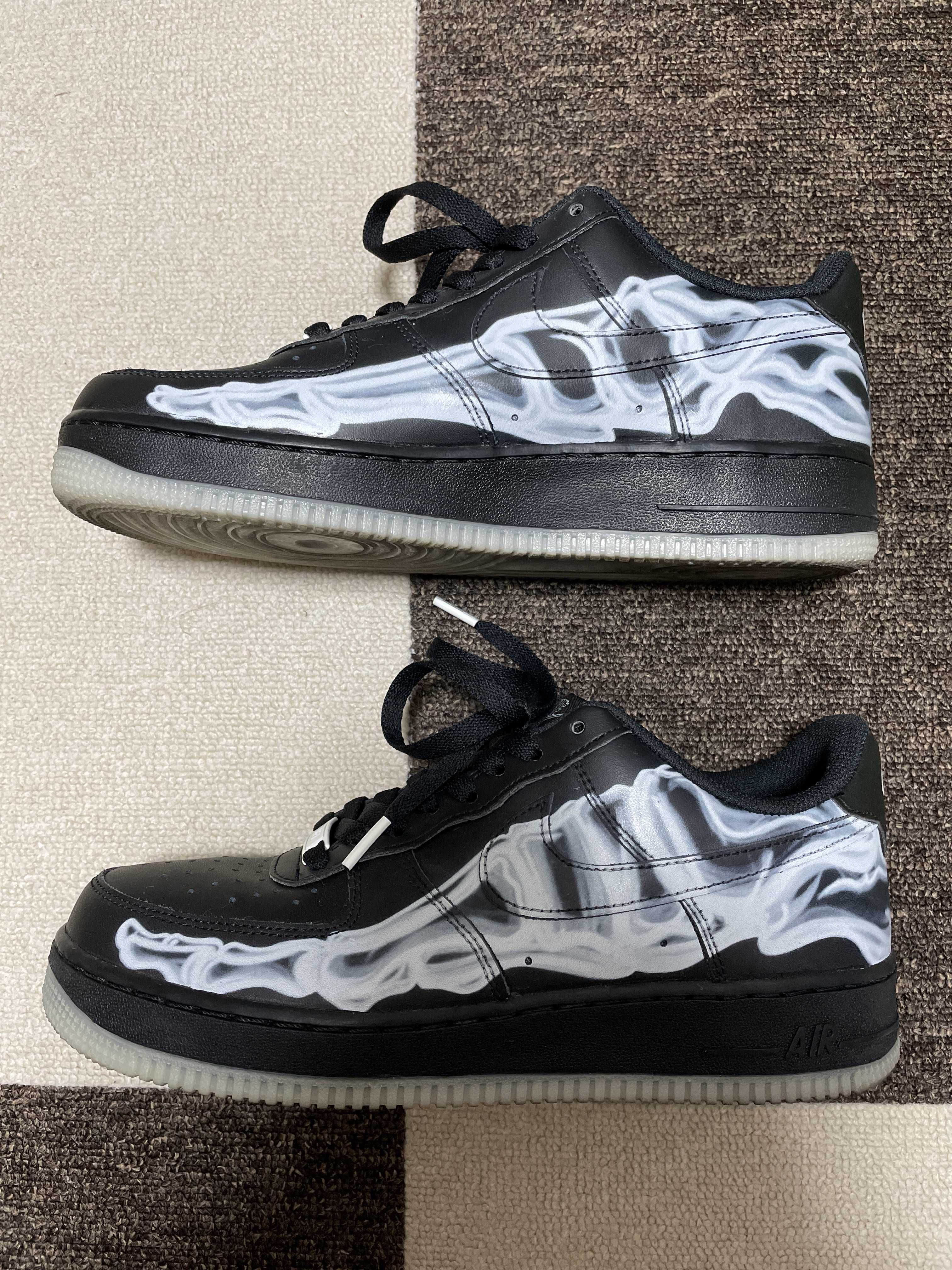Nike Air Force 1 Low "Black Skeleton"